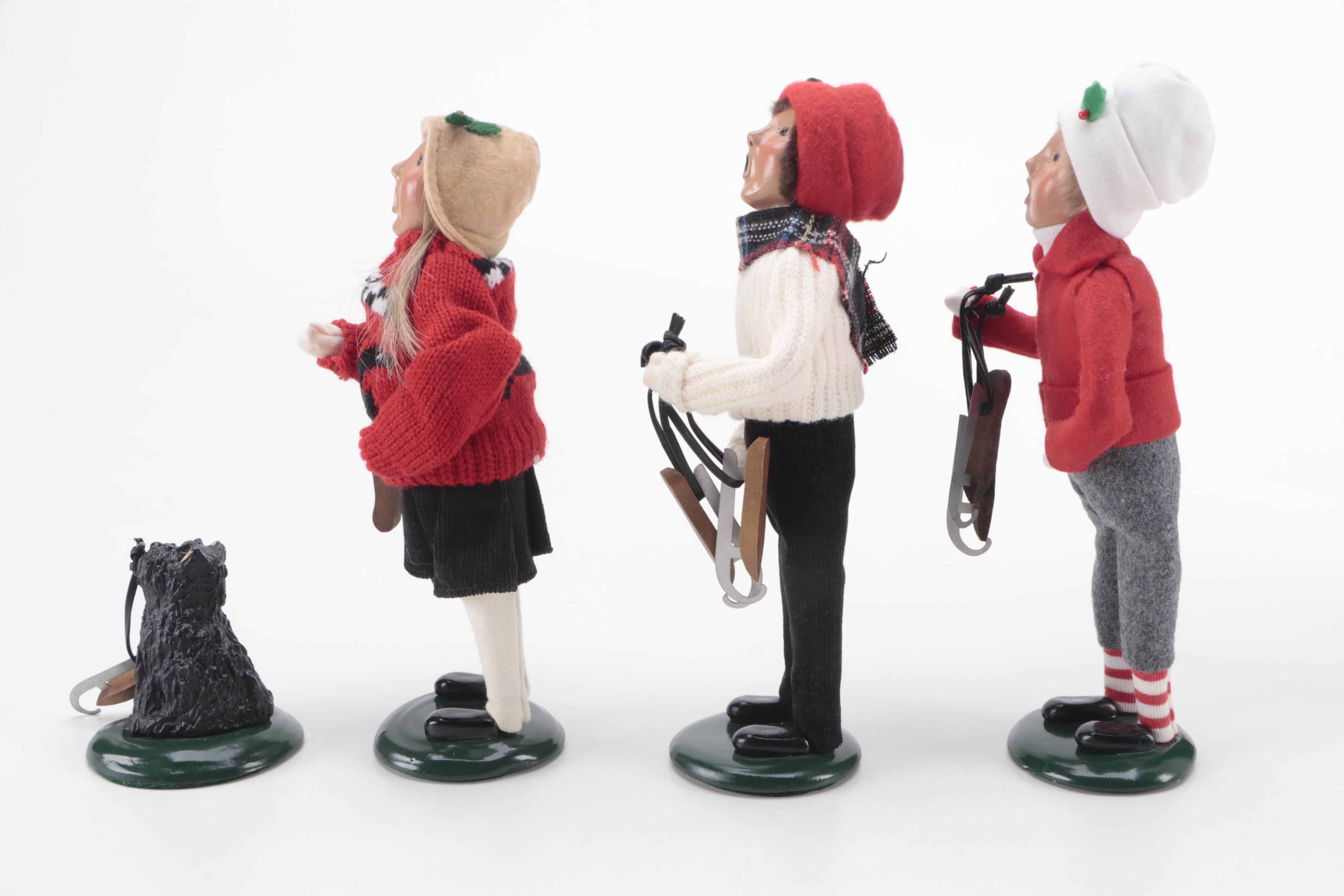 Byers' Choice For Talbots and Other "The Carolers" Ice Skaters