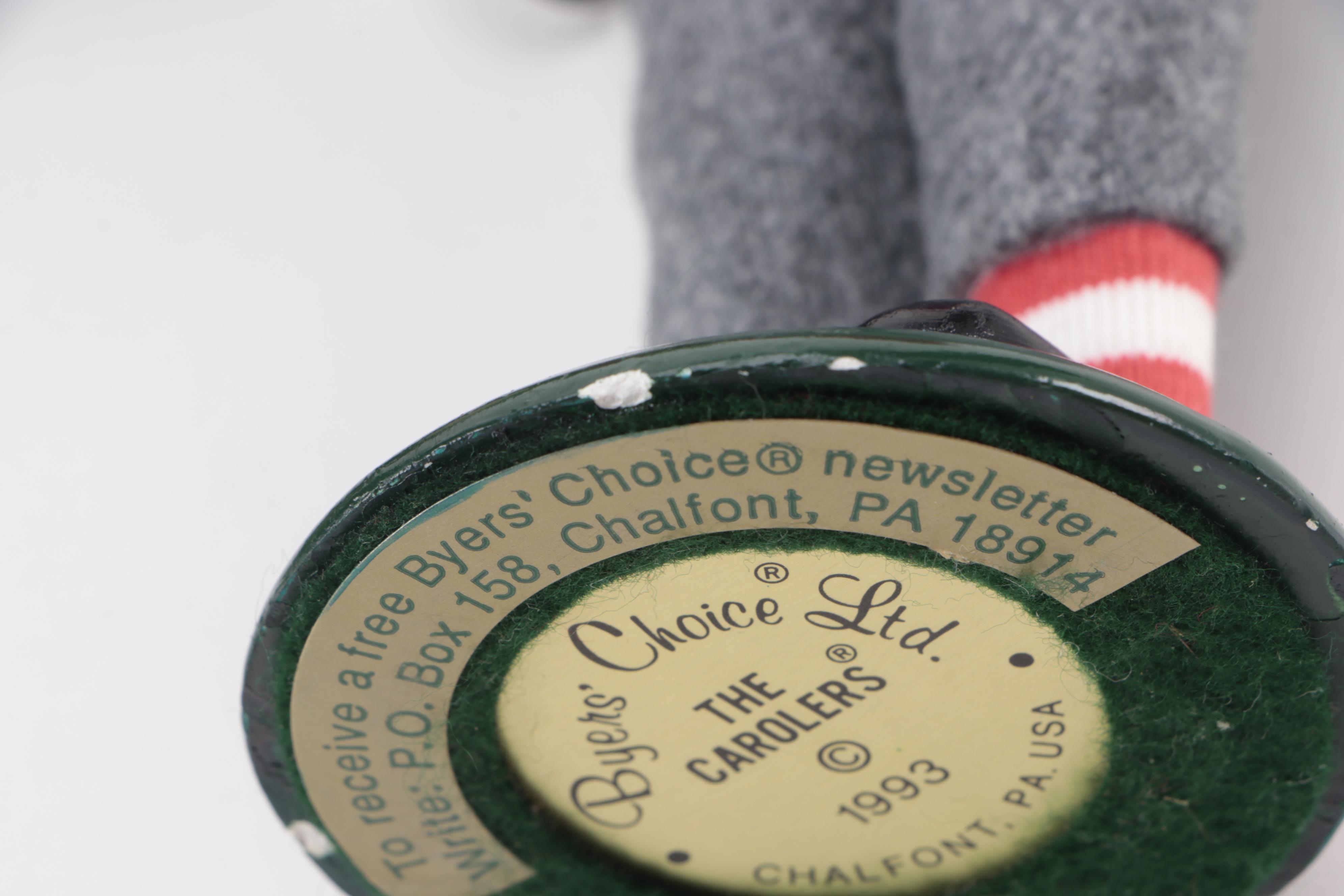 Byers' Choice For Talbots and Other "The Carolers" Ice Skaters