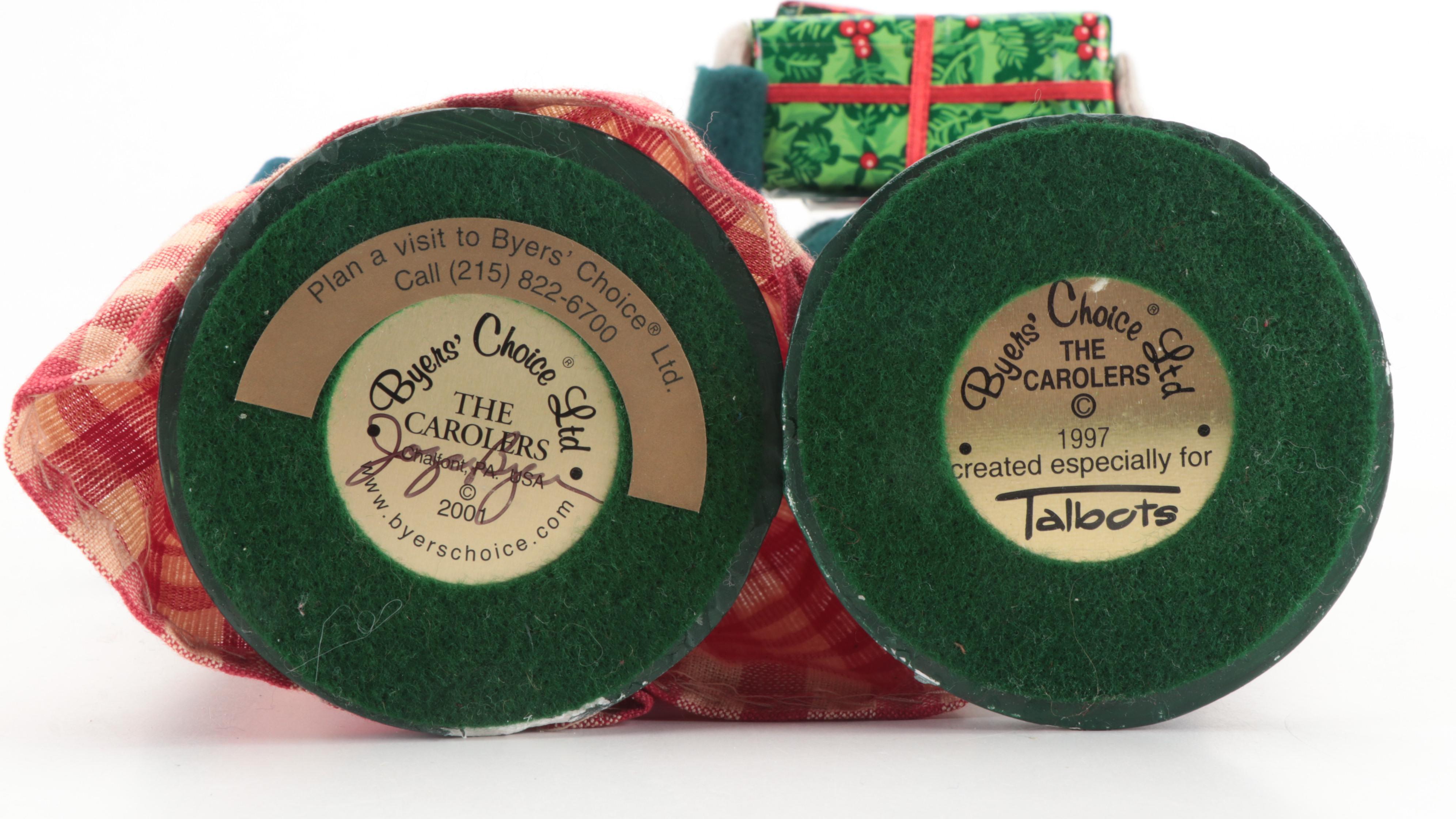 Byer's Choice A Christmas Carol and Talbots "Carolers" Christmas Figurines