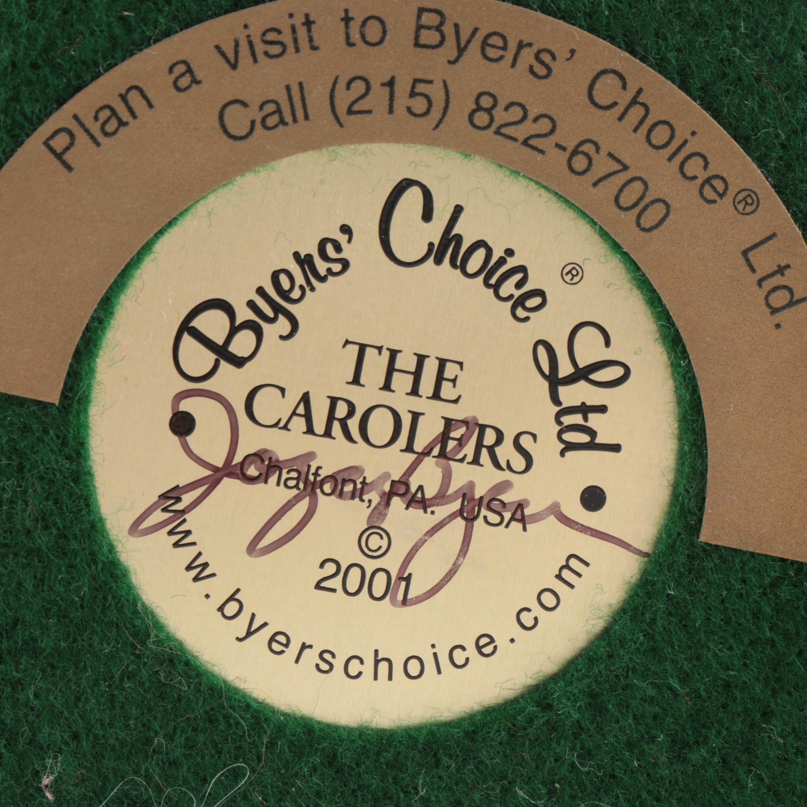 Byer's Choice A Christmas Carol and Talbots "Carolers" Christmas Figurines