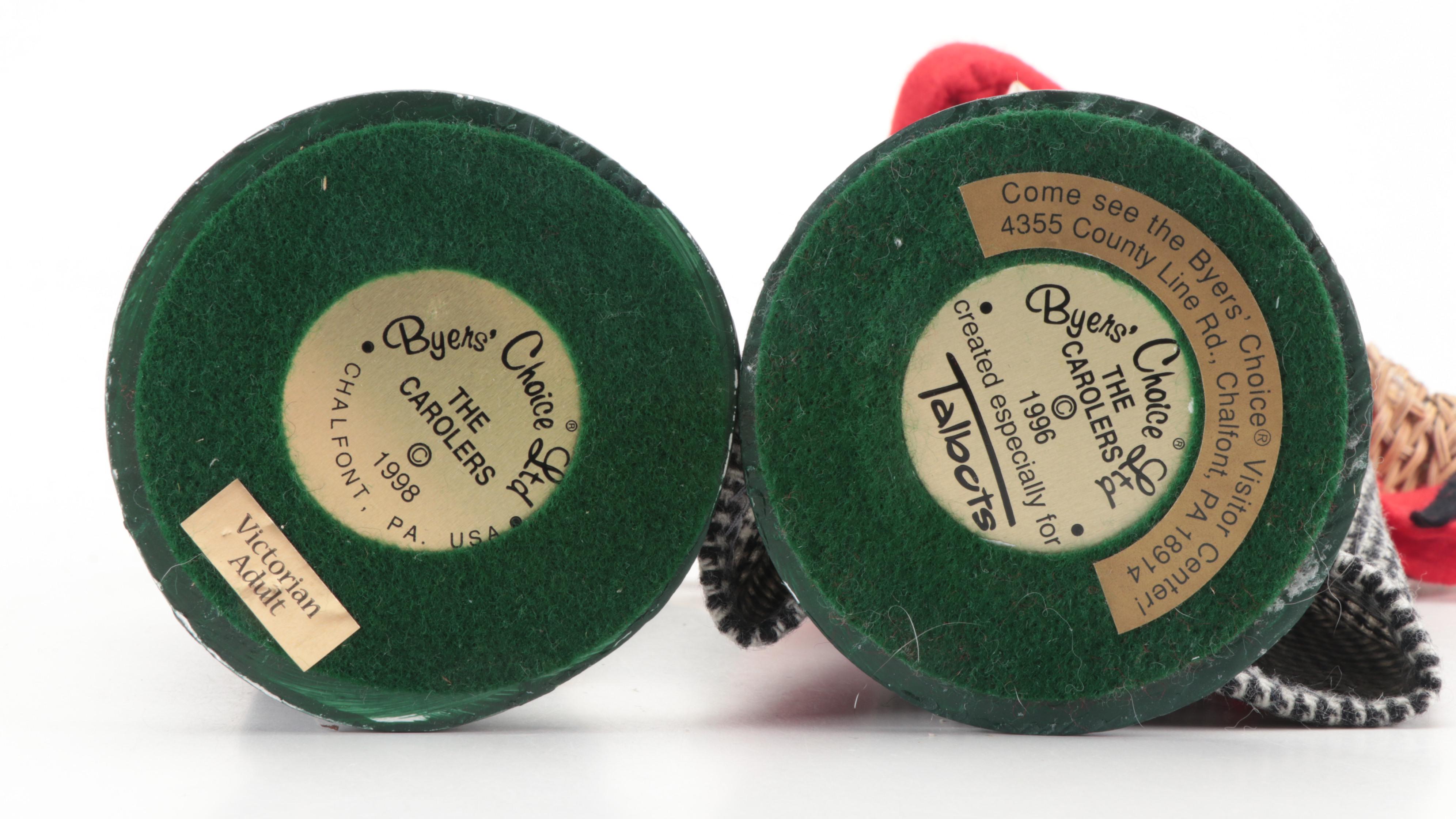 Byer's Choice A Christmas Carol and Talbots "Carolers" Christmas Figurines