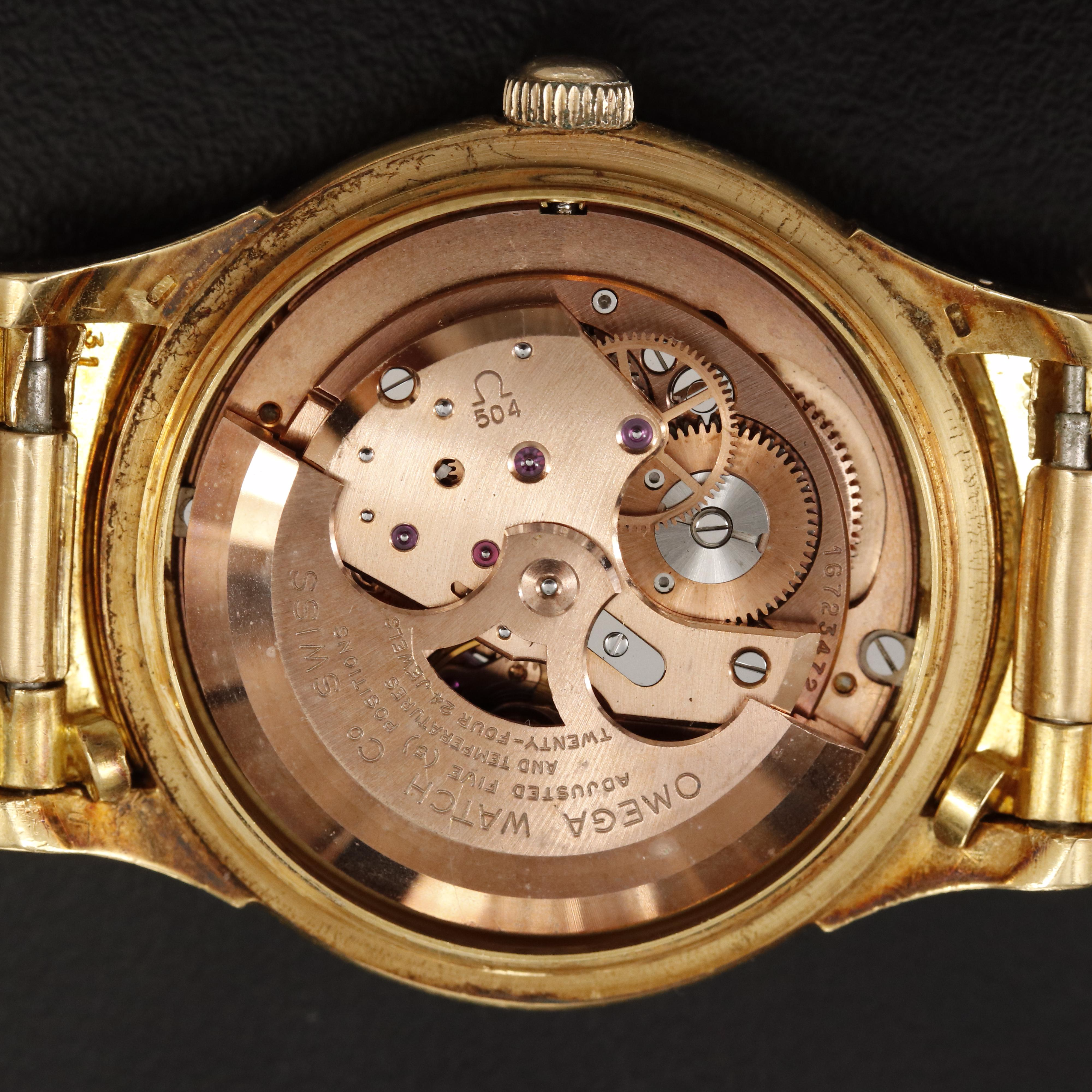 Omega Constellation 18K Calendar Officially Certified Chronometer Watch