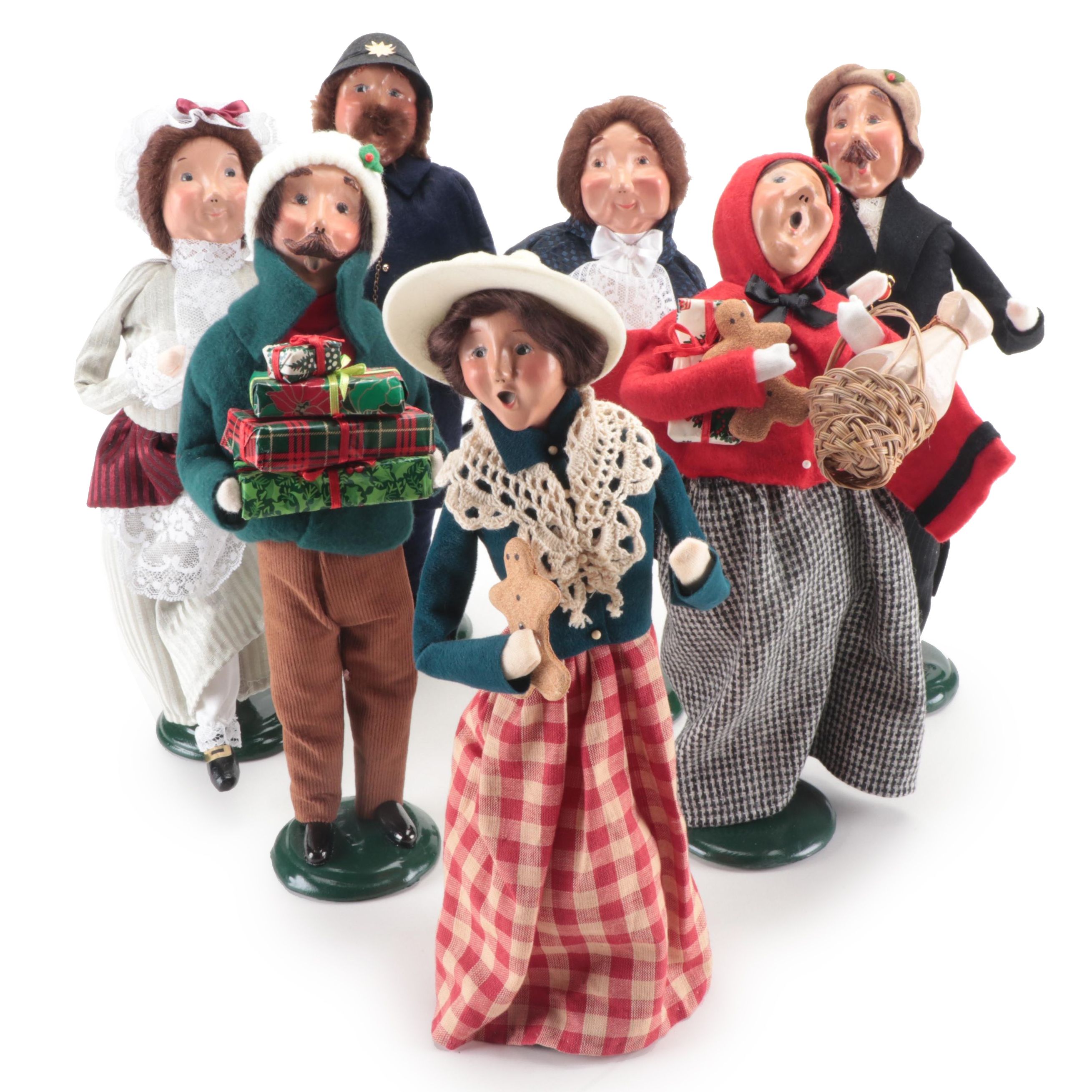 Byer's Choice A Christmas Carol and Talbots "Carolers" Christmas Figurines
