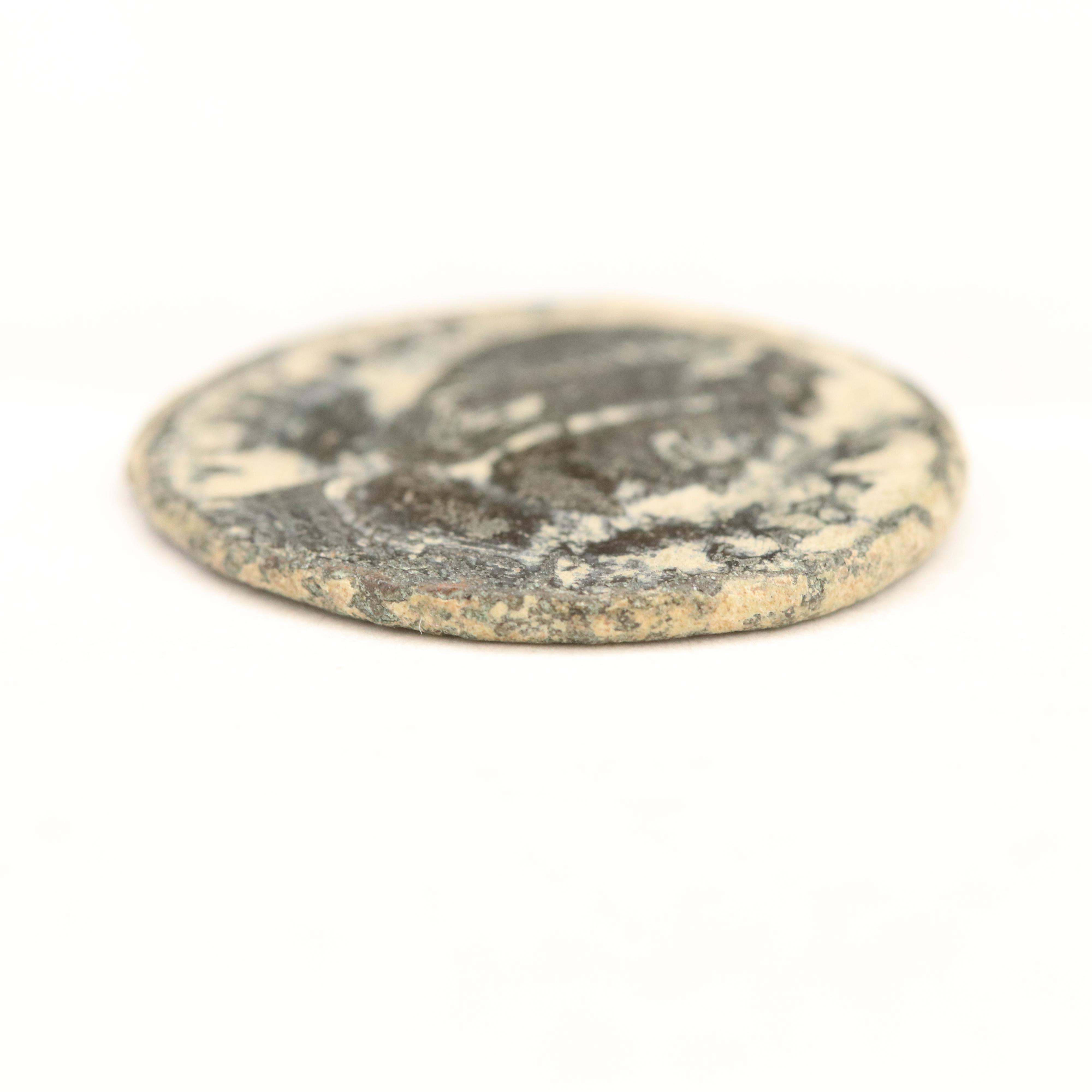 Ancient Roman Imperial AE3 Coin of Helena, ca. 324 AD