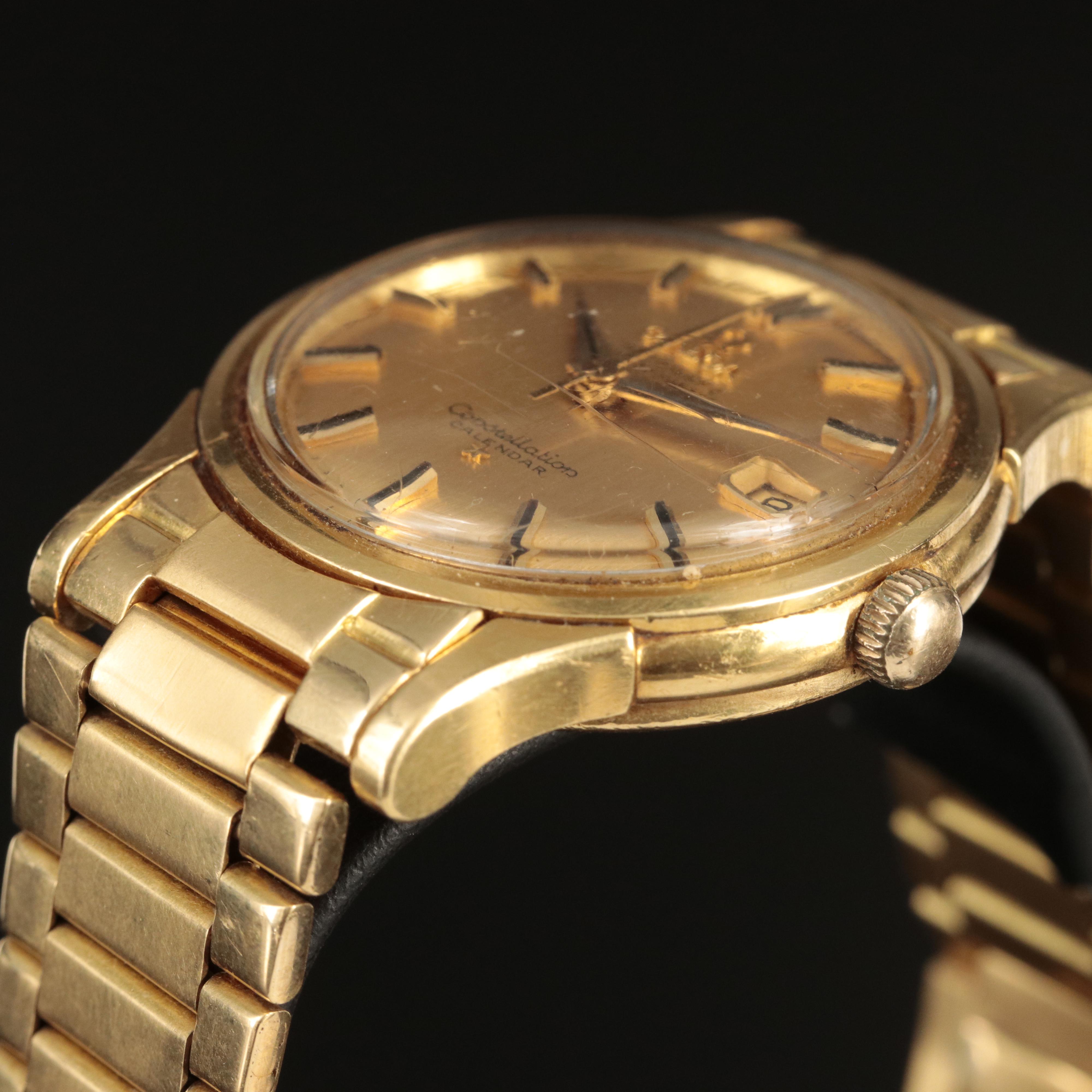 Omega Constellation 18K Calendar Officially Certified Chronometer Watch