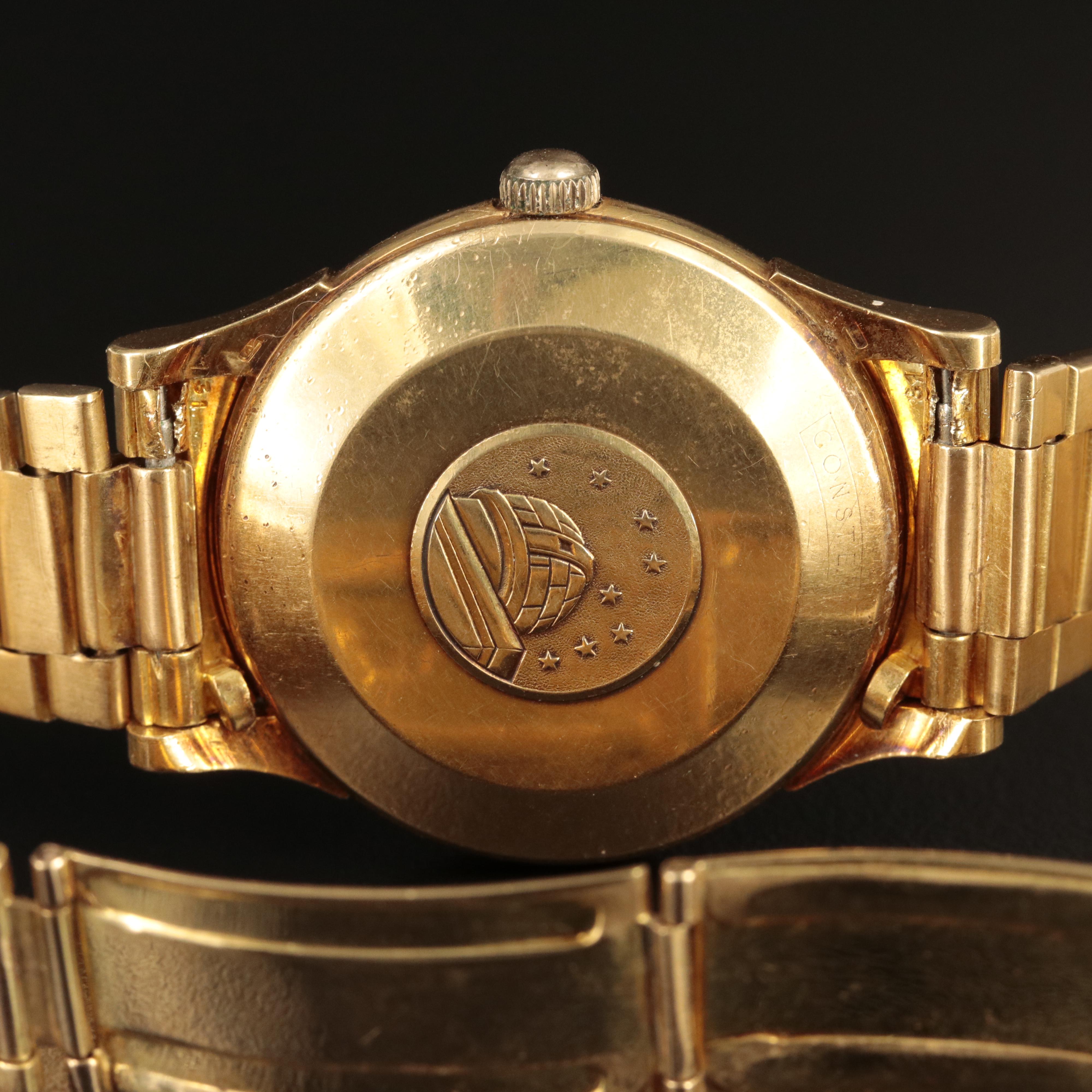 Omega Constellation 18K Calendar Officially Certified Chronometer Watch