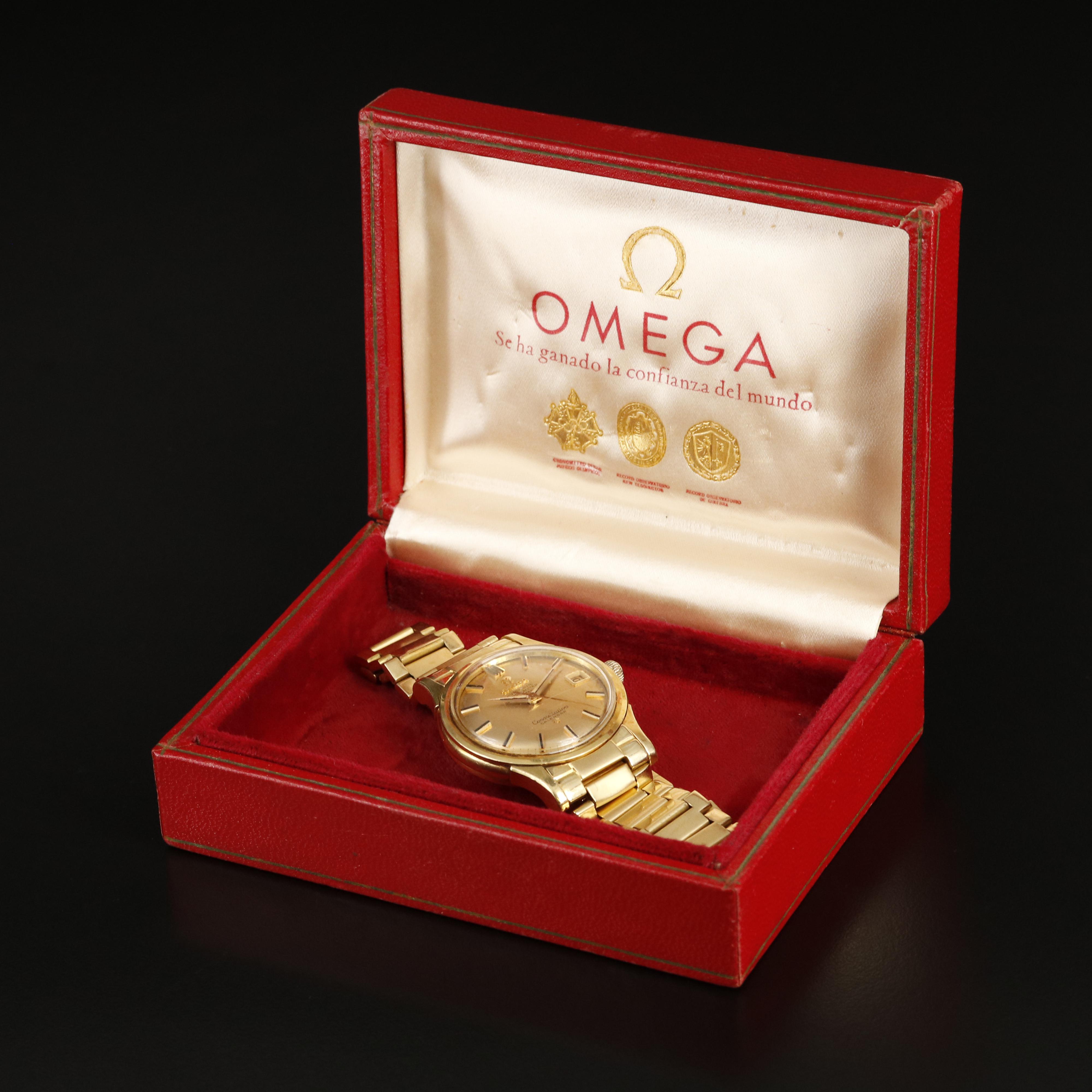 Omega Constellation 18K Calendar Officially Certified Chronometer Watch