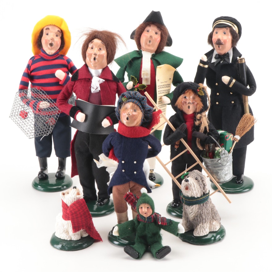 Byer's Choice "The Carolers" Talbots and Other Christmas Figurines