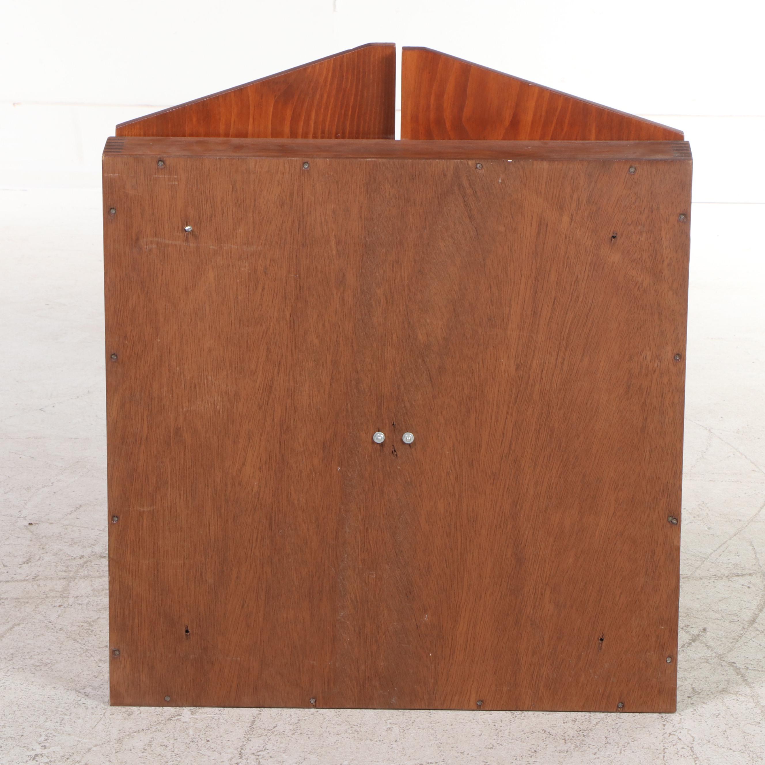 Accudart Winmau Official BDO Dart Board in Pine Wall-Mount Cabinet