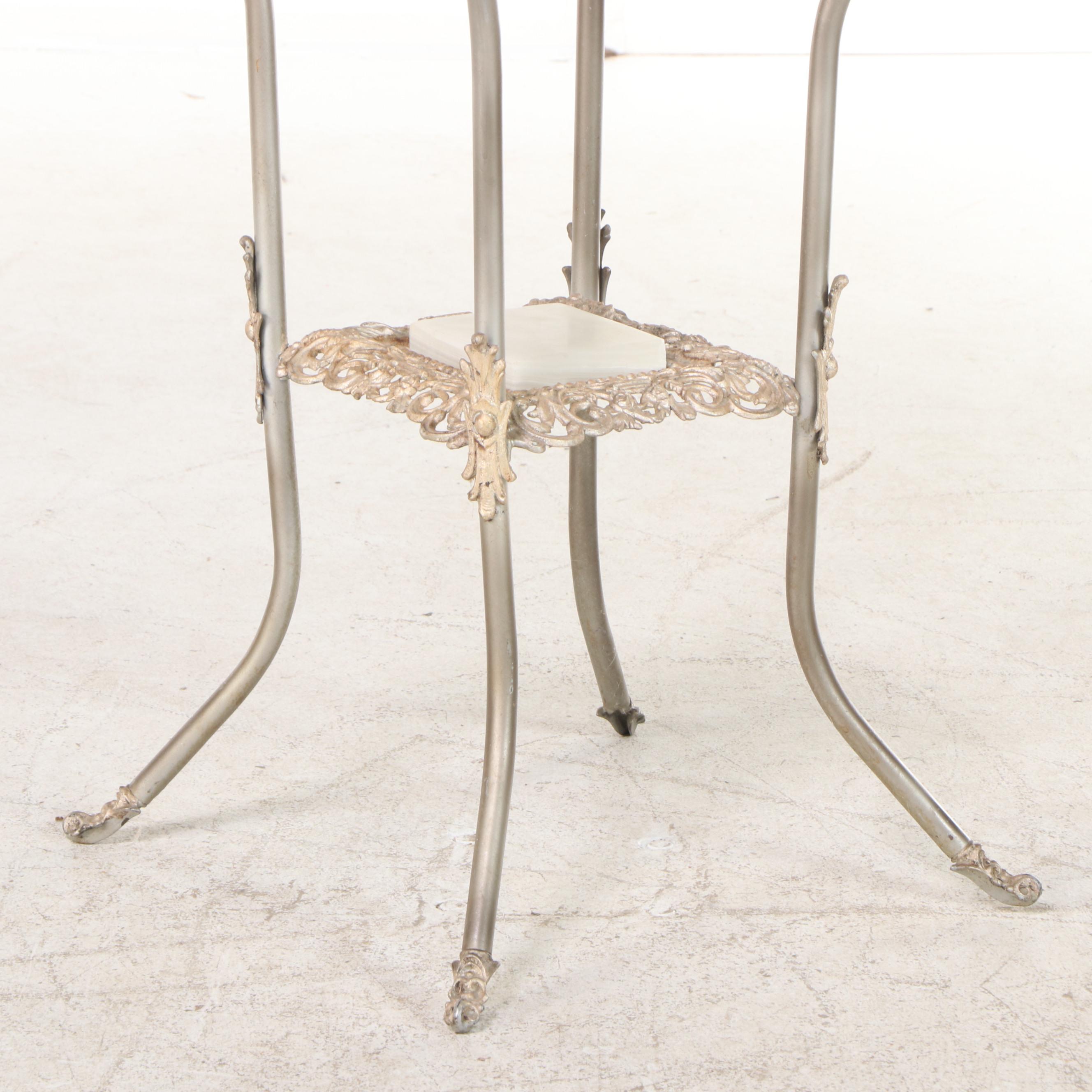 Victorian Style Cast Aluminum Plant Stand