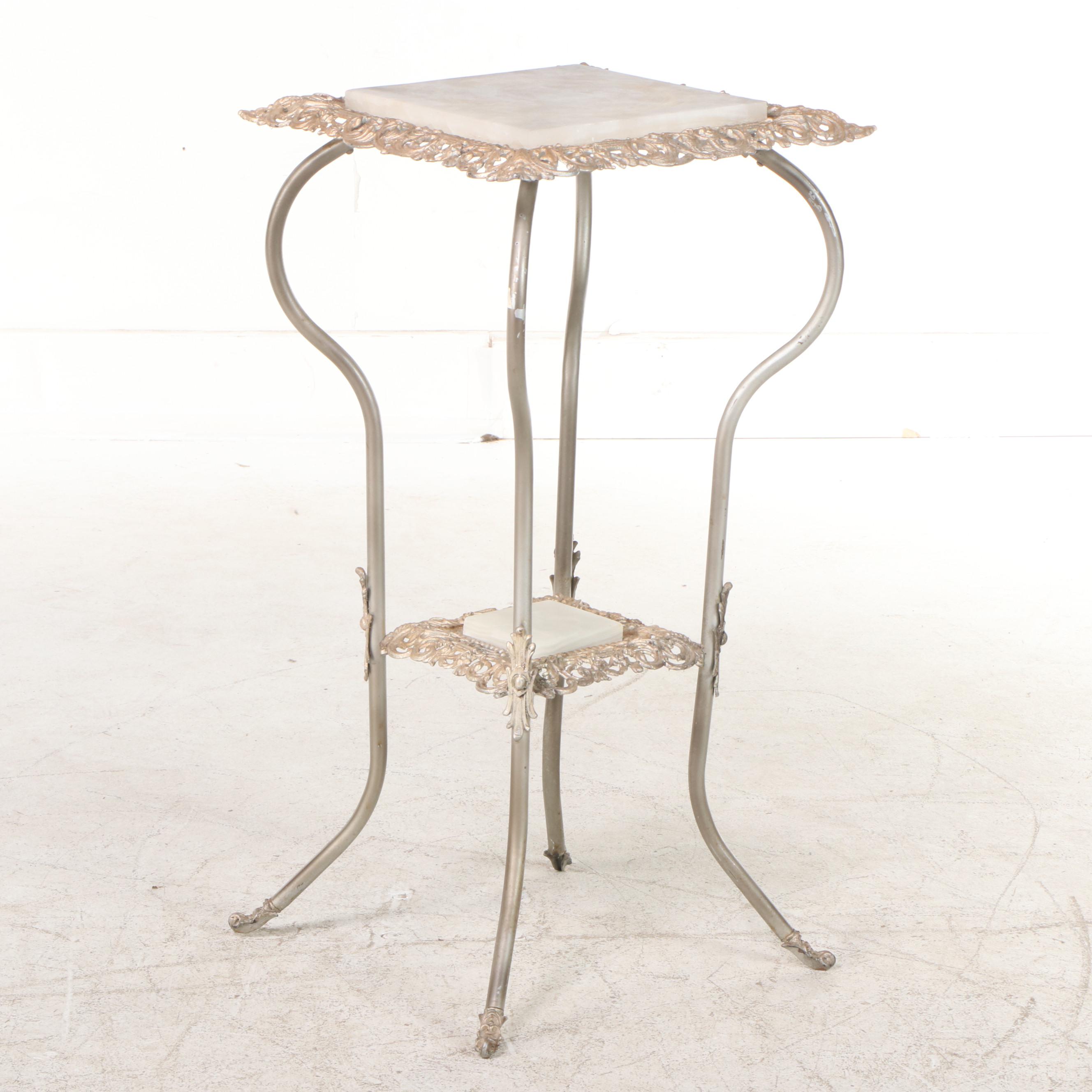 Victorian Style Cast Aluminum Plant Stand