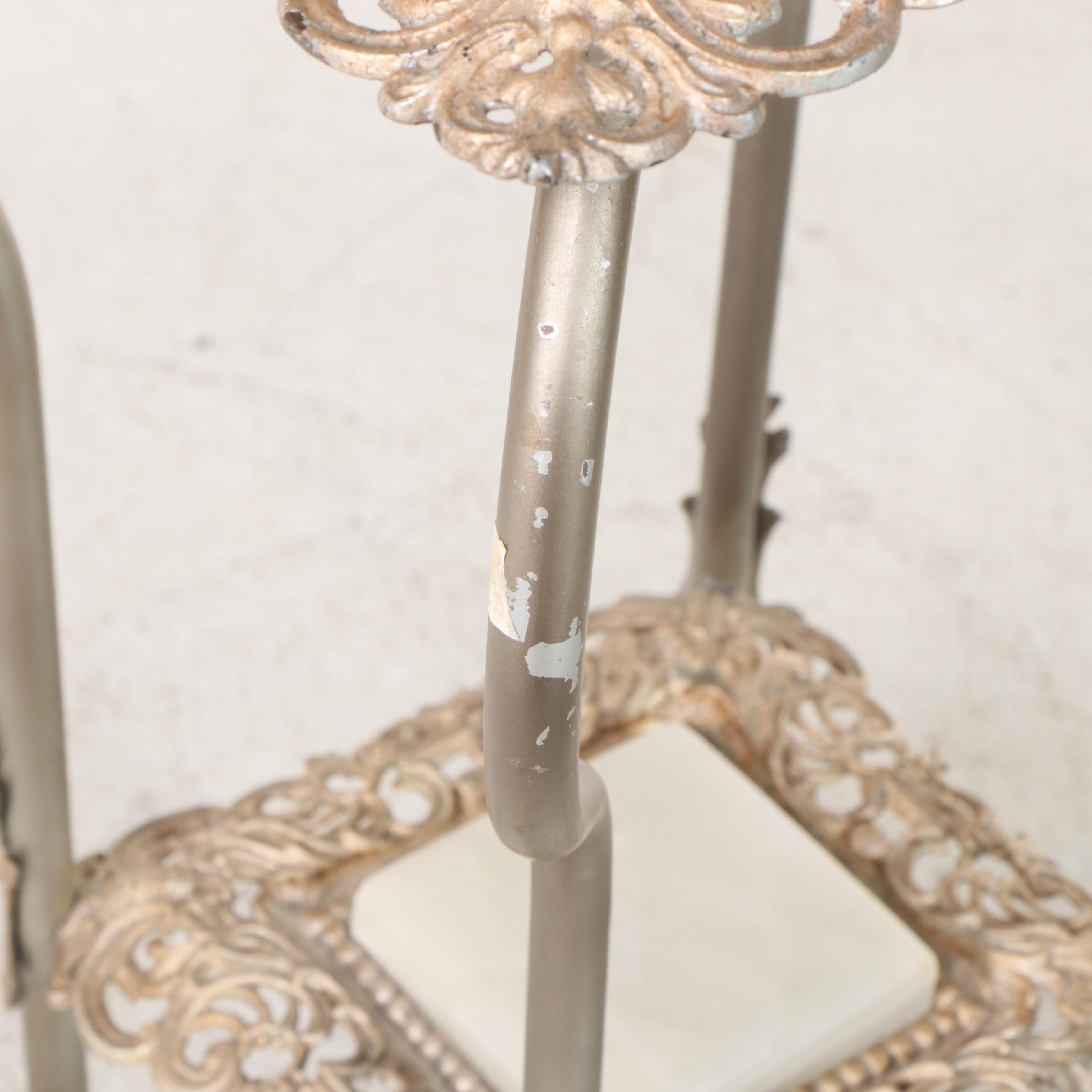 Victorian Style Cast Aluminum Plant Stand