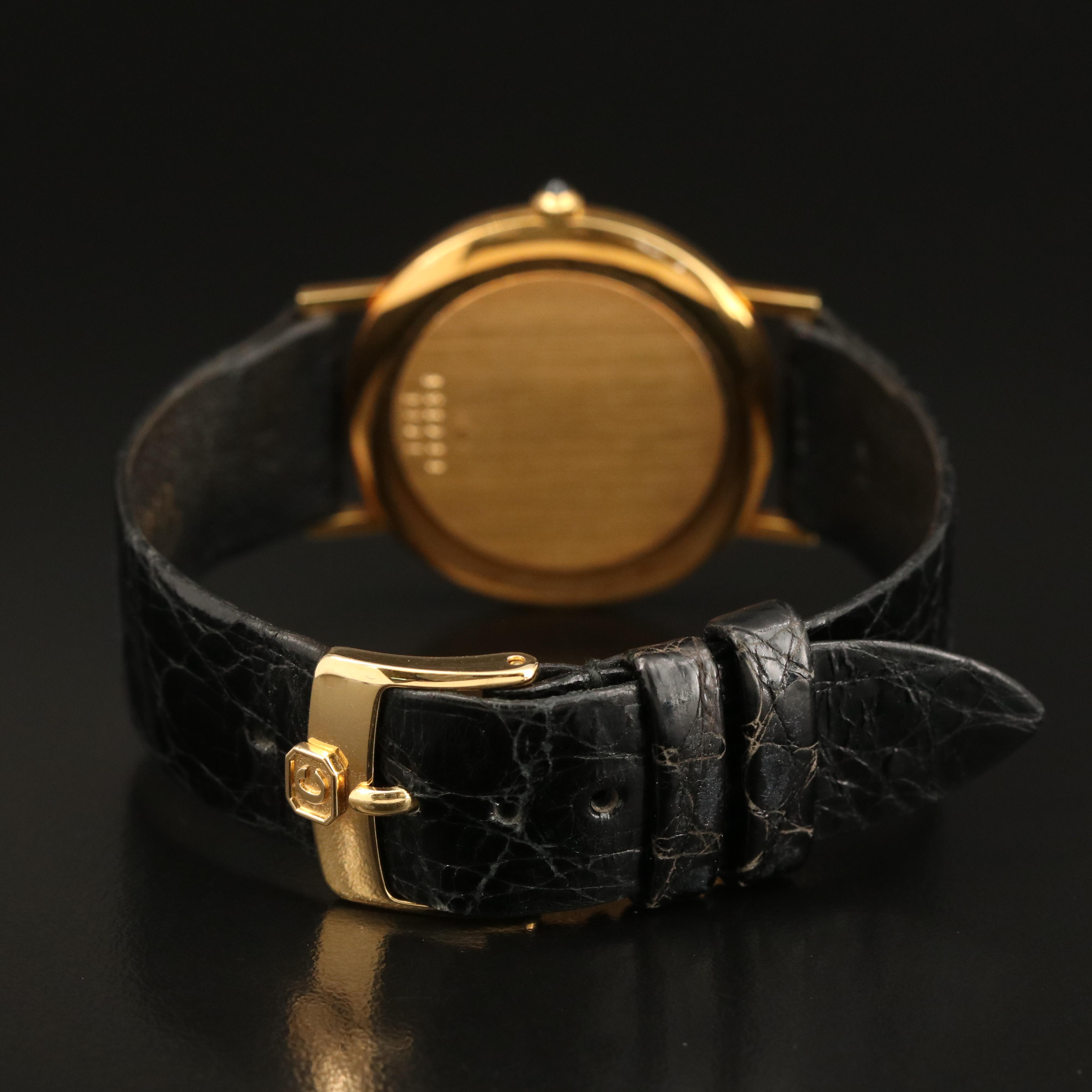 18K Chopard Classique White Roman Dial Watch