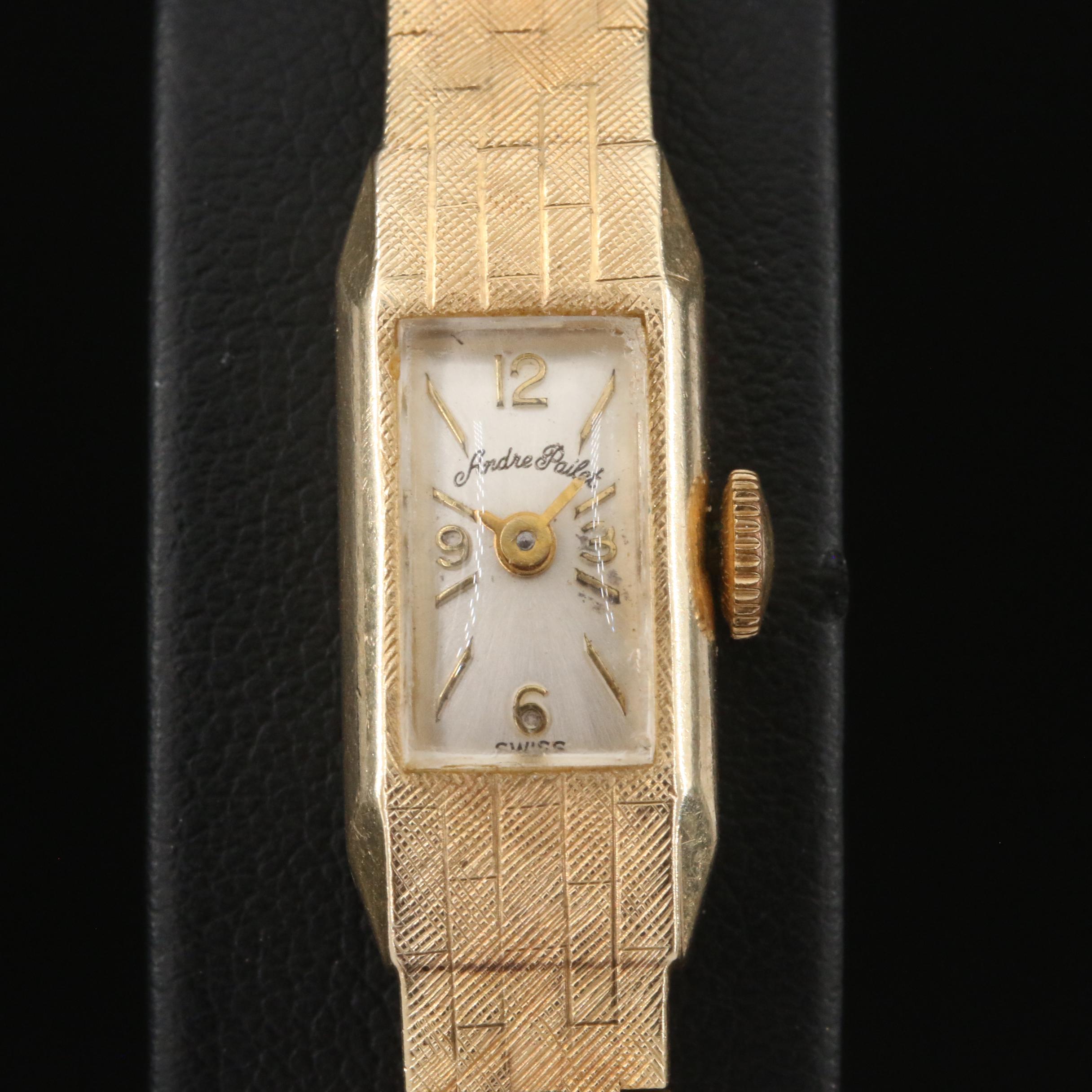 14K Andre Pailet Swiss Watch