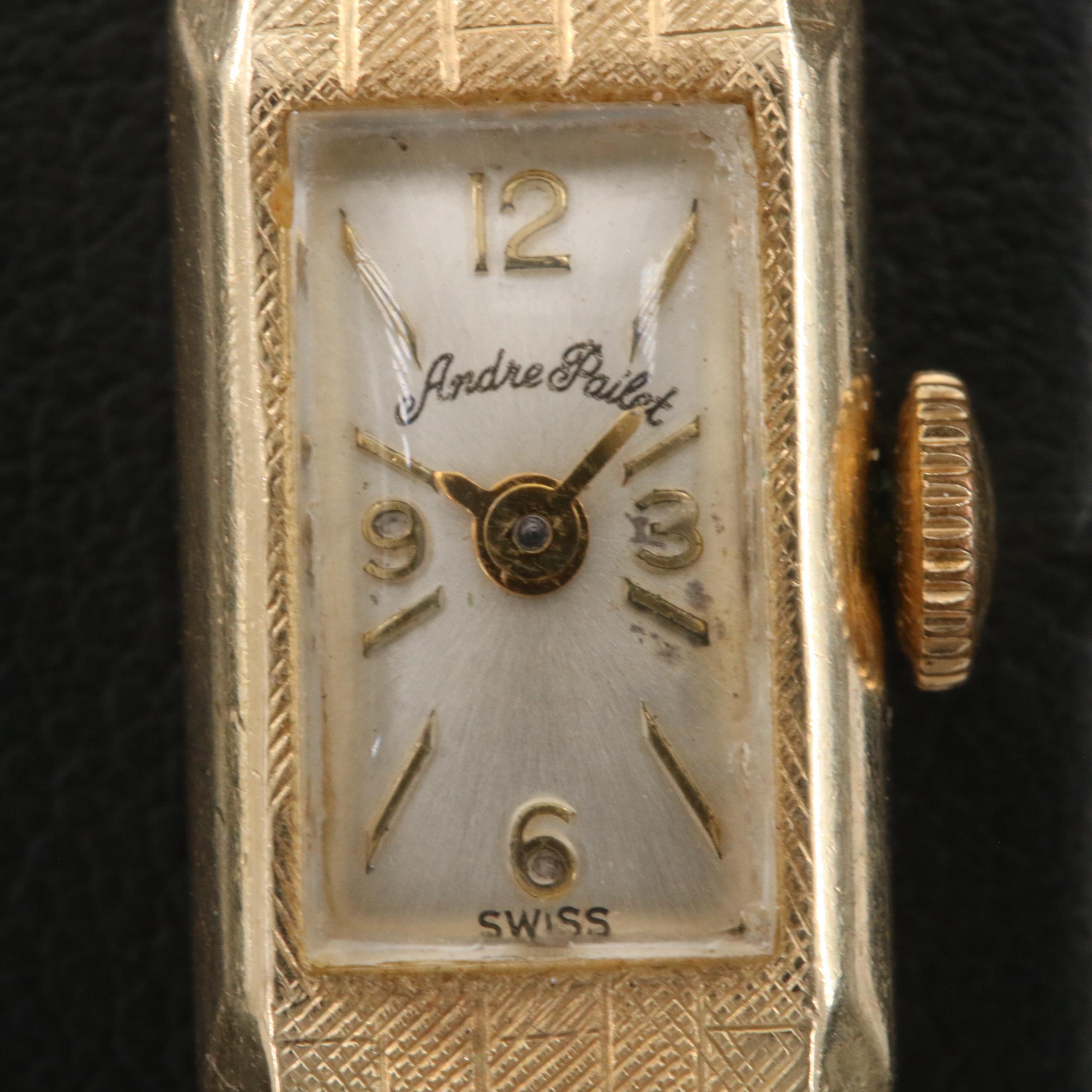 14K Andre Pailet Swiss Watch