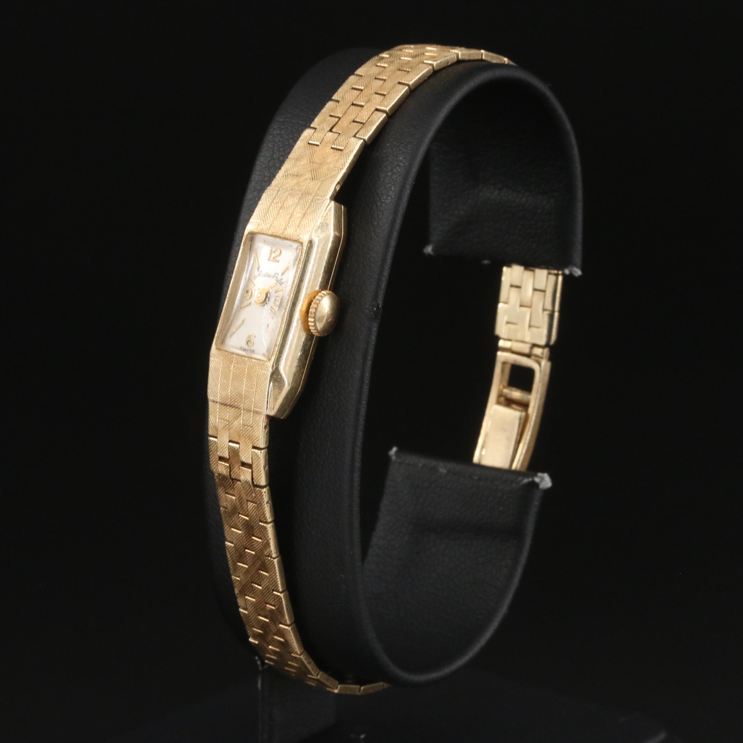 14K Andre Pailet Swiss Watch
