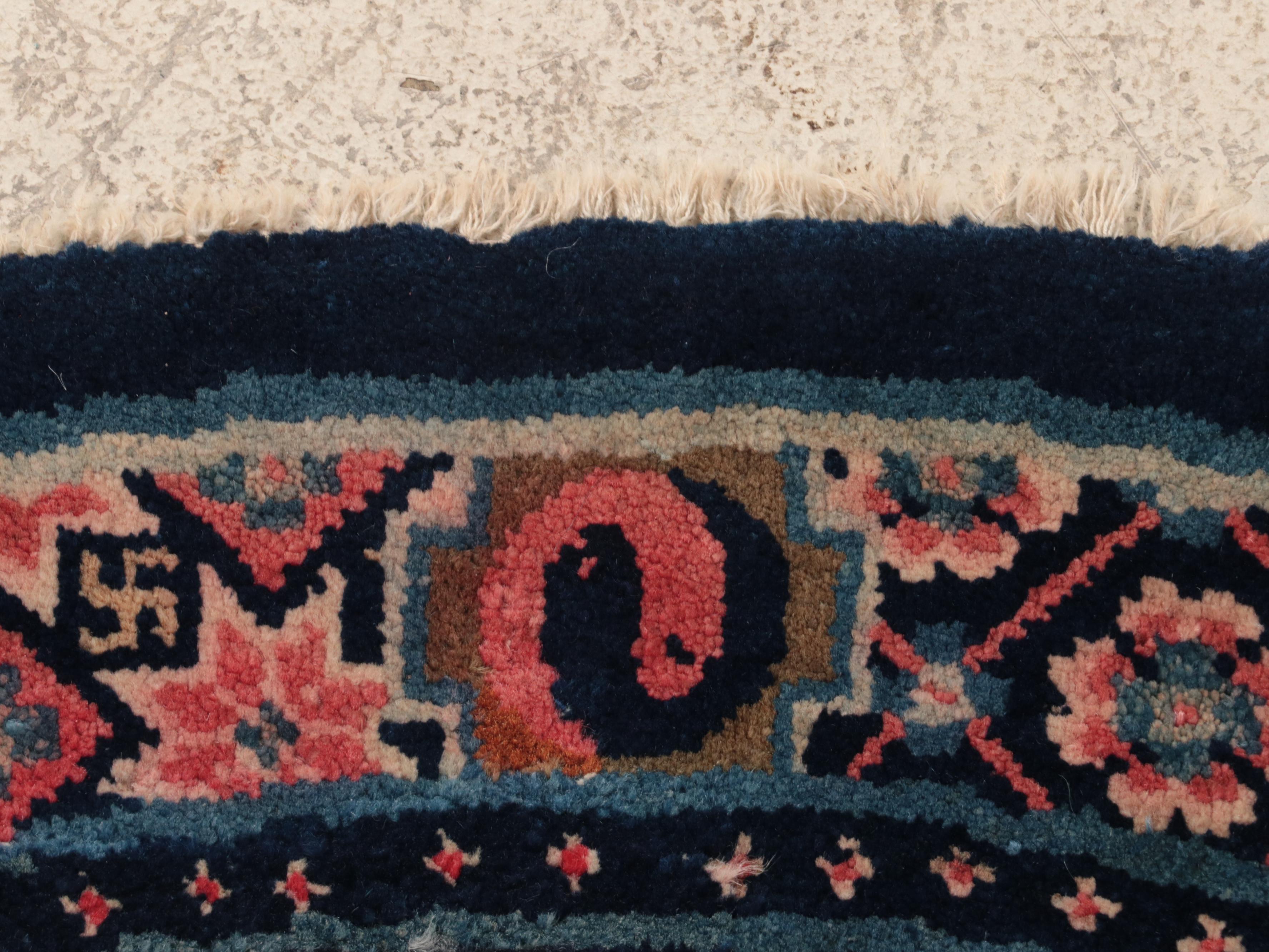 2'1 x 4'2 Tibetan Hand-Knotted Saddle Blanket