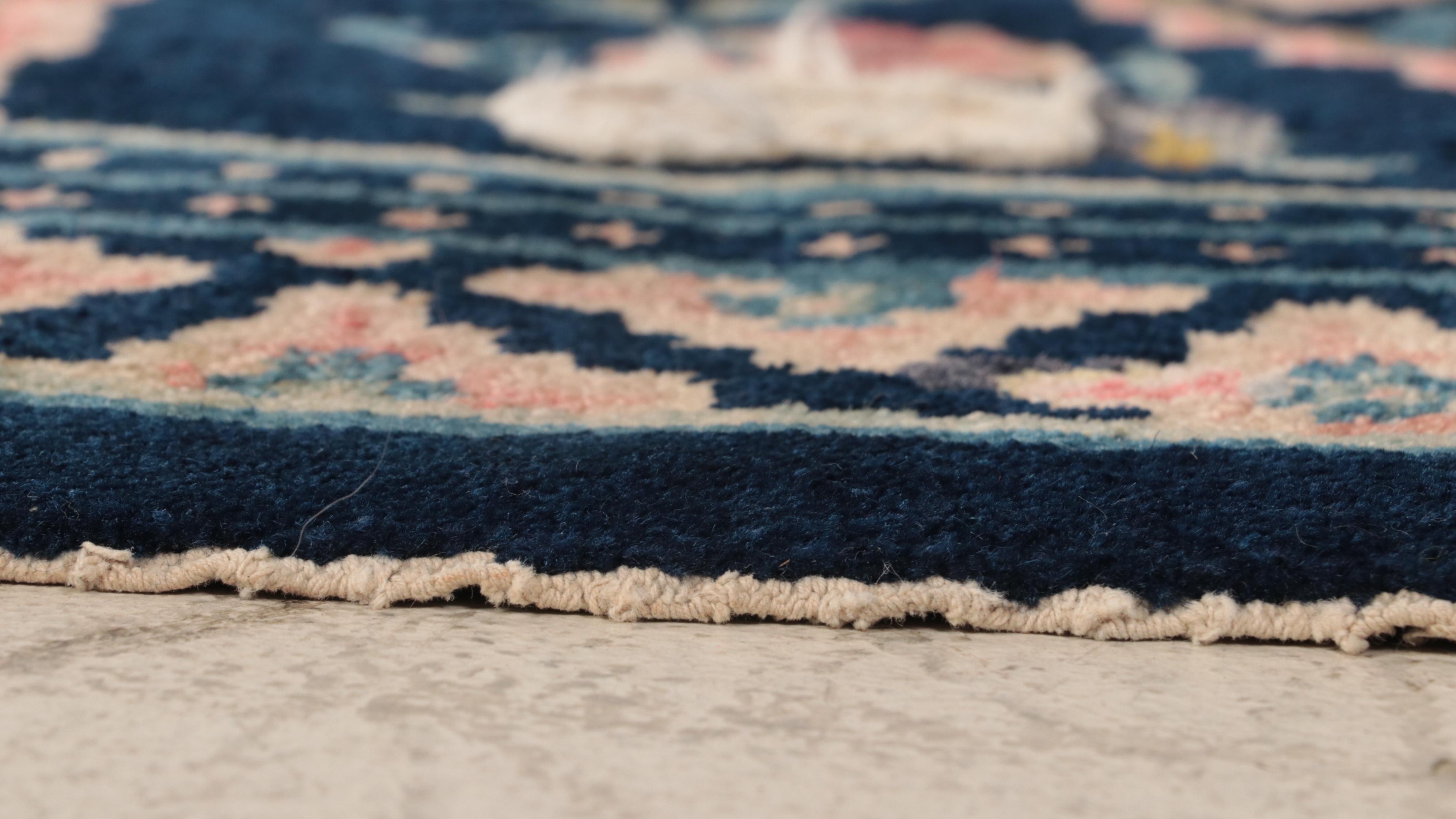 2'1 x 4'2 Tibetan Hand-Knotted Saddle Blanket