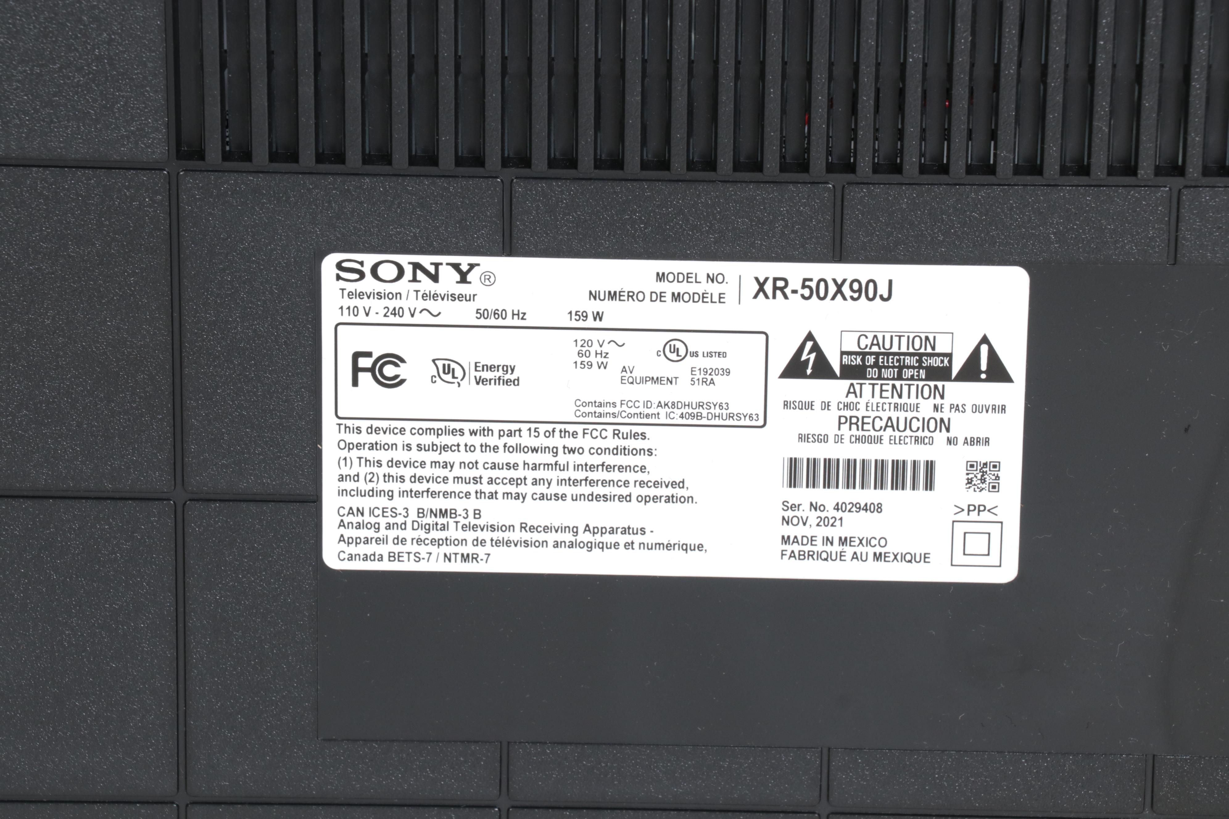 Sony Class Bravia 50" Smart LED 4K UHD TV With DVD Player, 2021