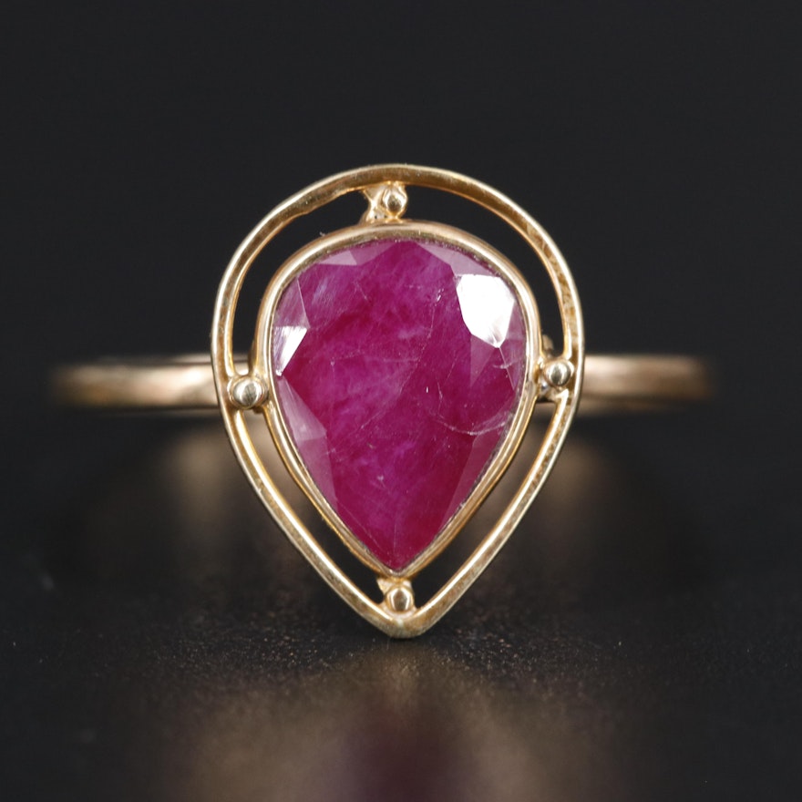 14K Ruby Ring