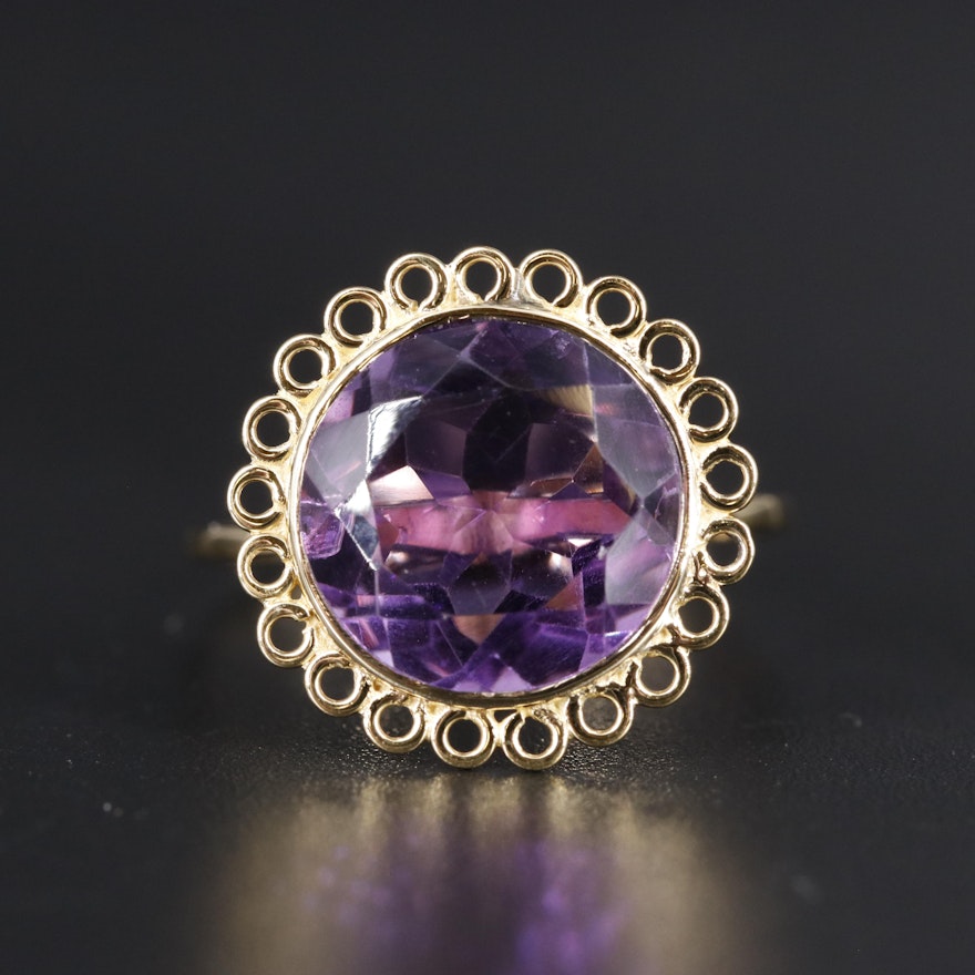 14K Amethyst Ring