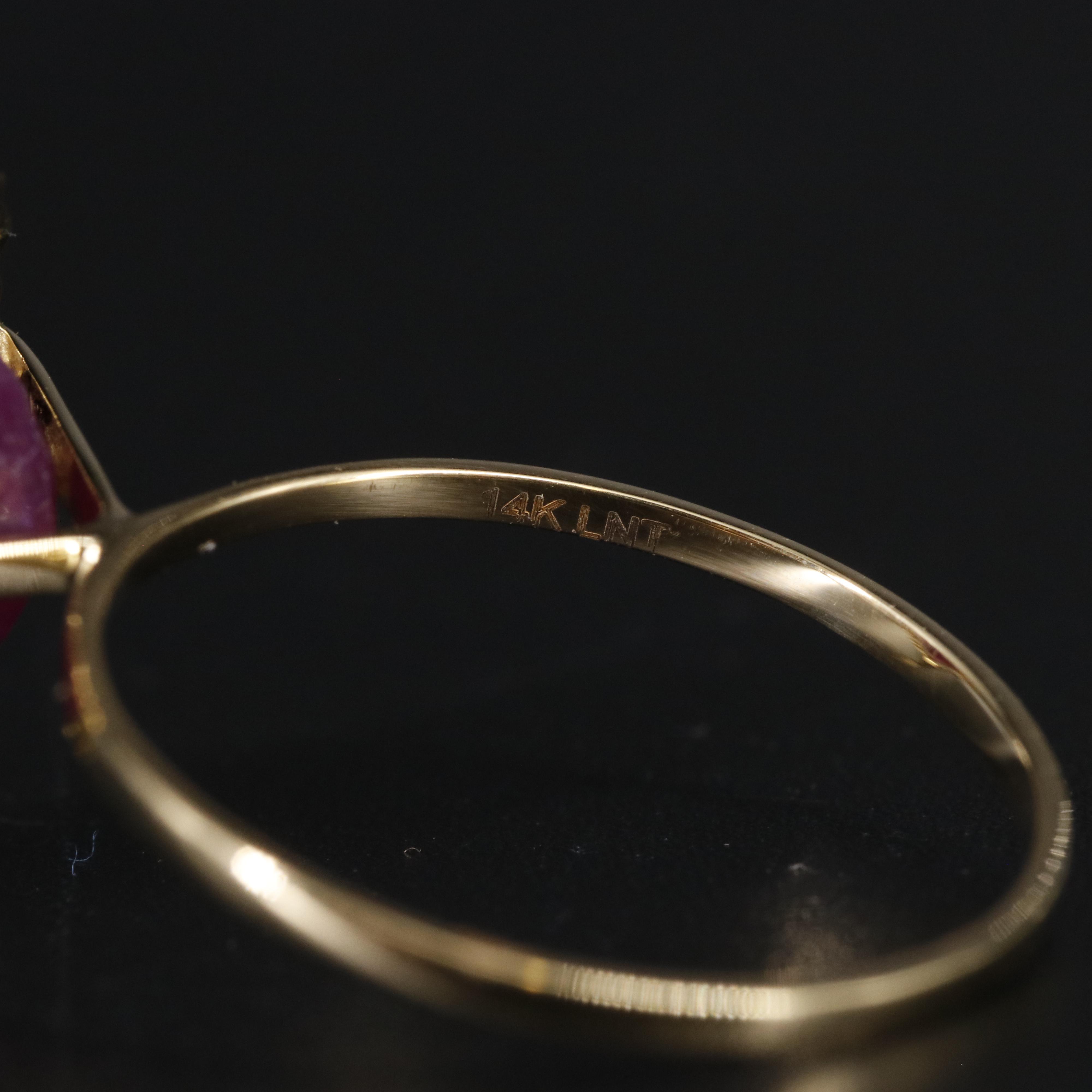 14K Ruby Ring