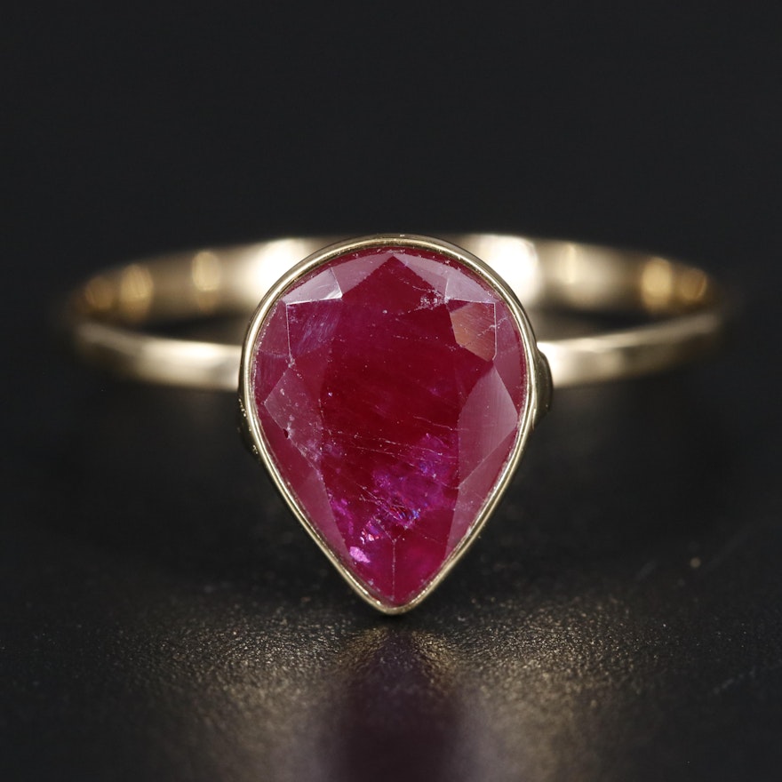 14K Ruby Ring