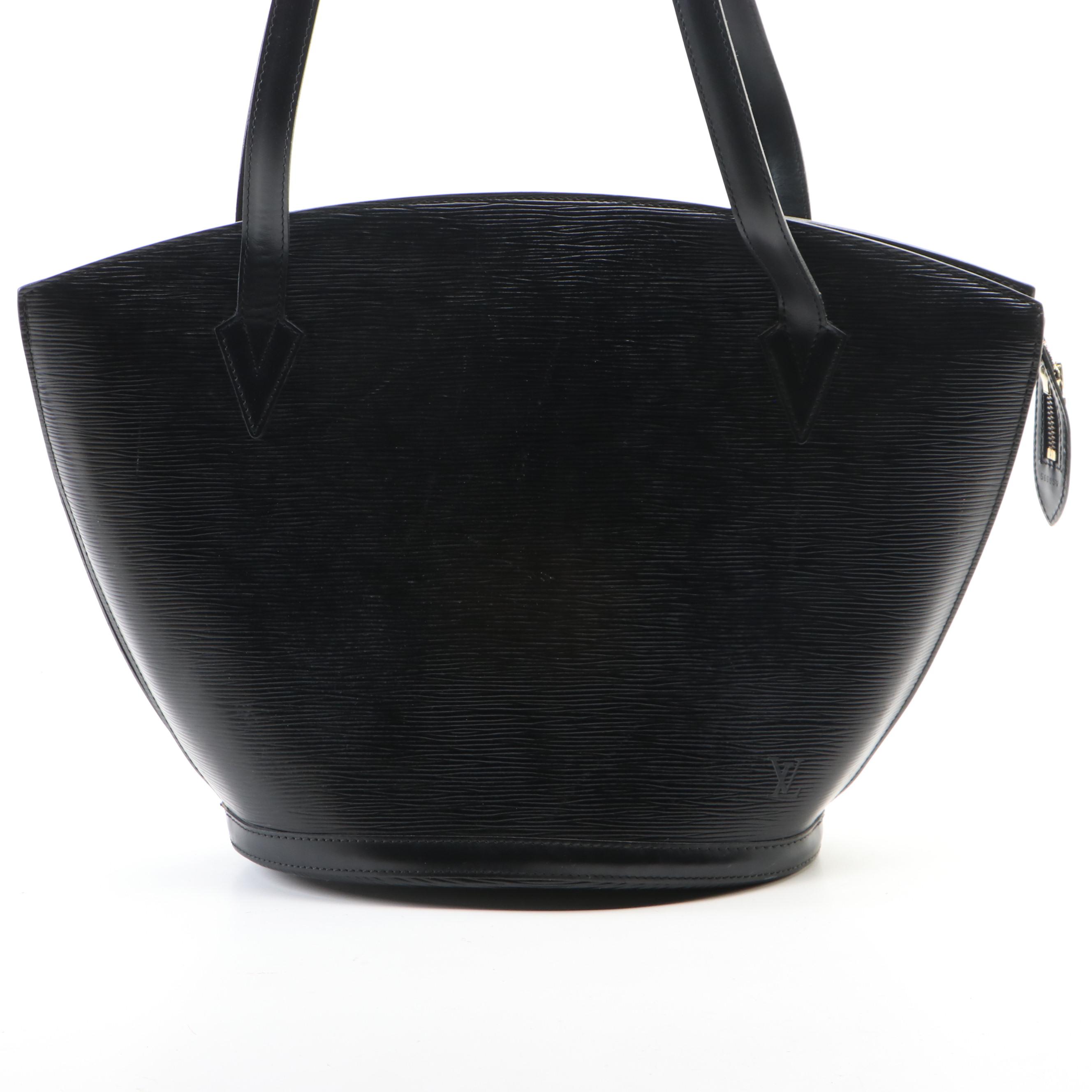 Louis Vuitton Saint Jacques GM Bag in Black Epi Leather