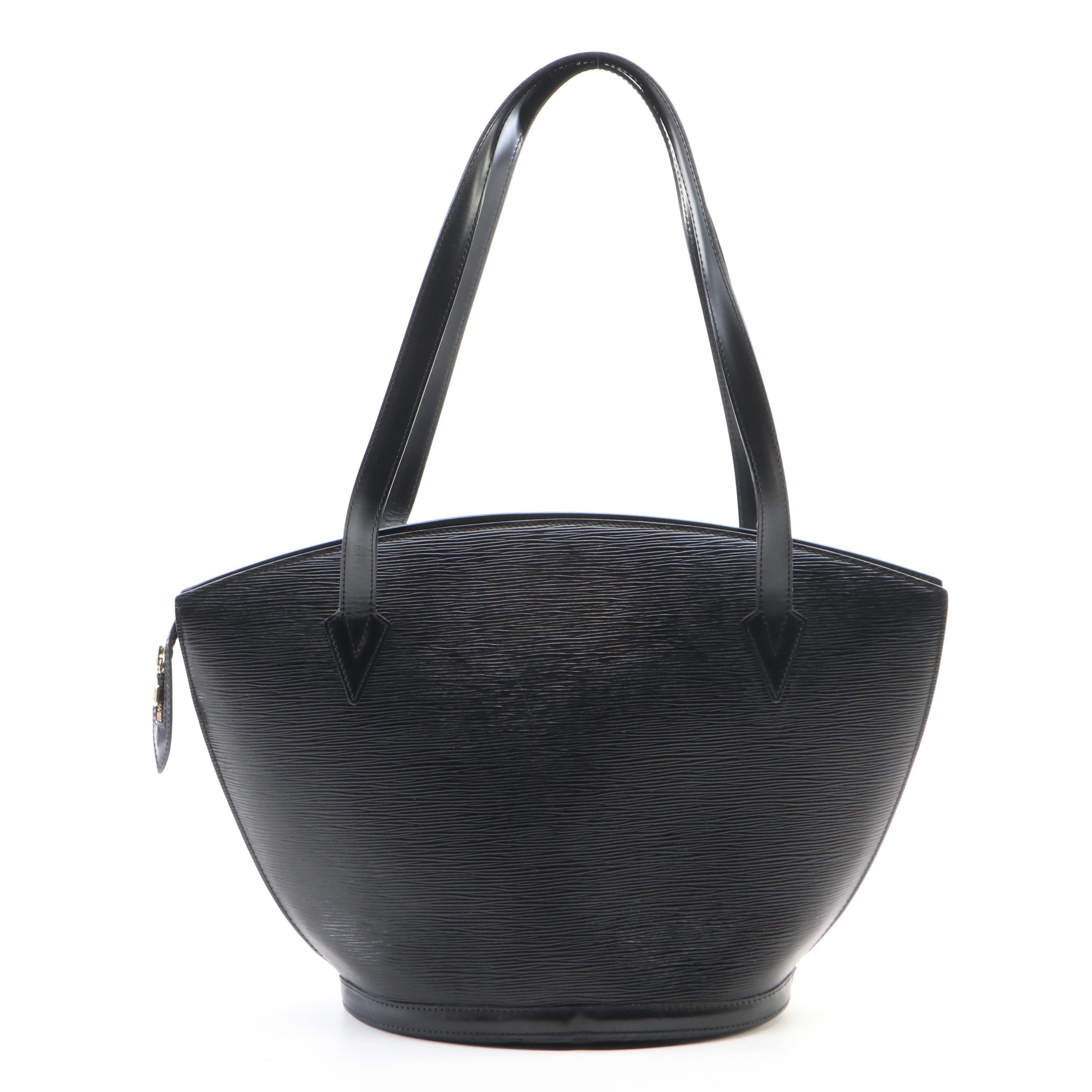 Louis Vuitton Saint Jacques GM Bag in Black Epi Leather