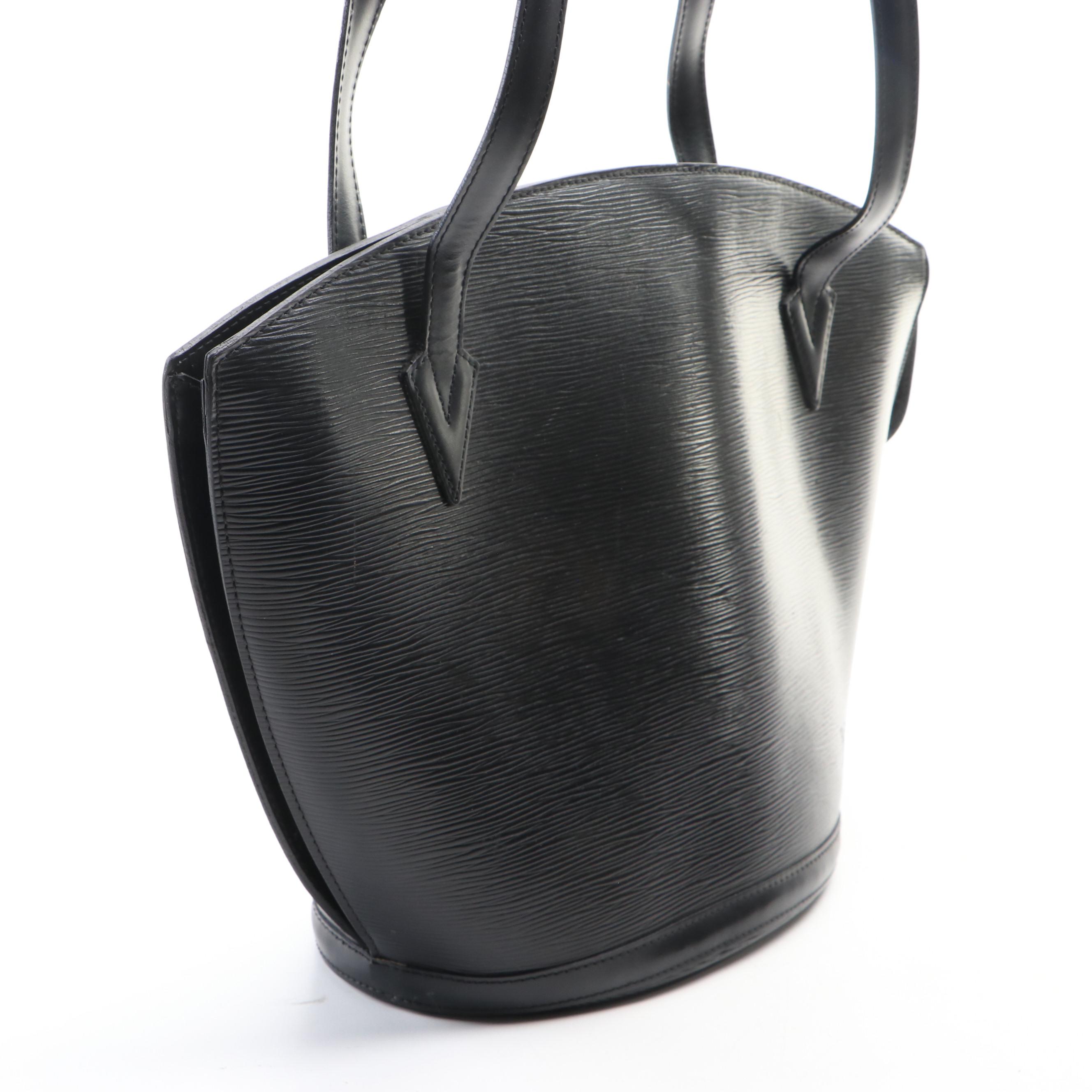 Louis Vuitton Saint Jacques GM Bag in Black Epi Leather