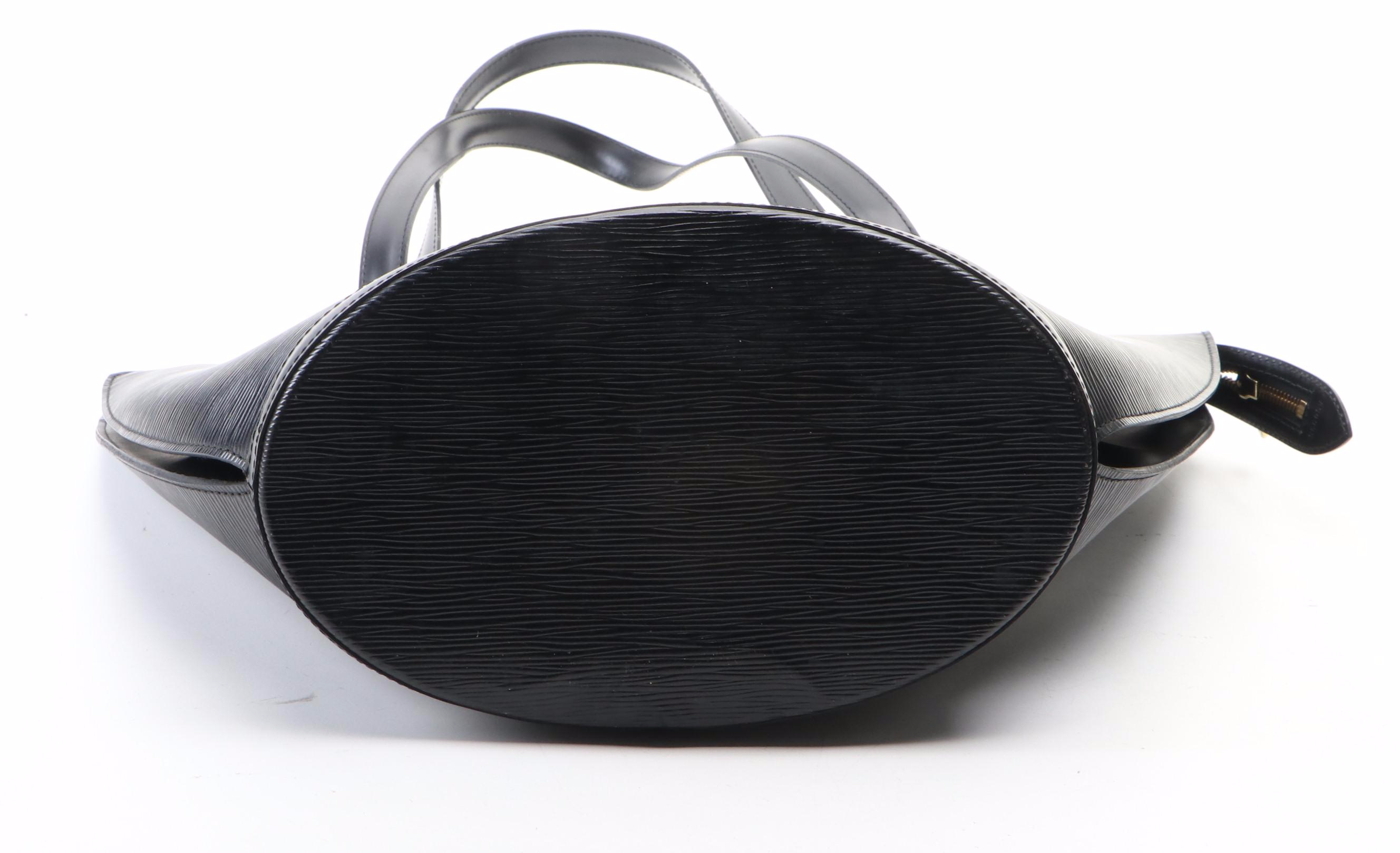 Louis Vuitton Saint Jacques GM Bag in Black Epi Leather