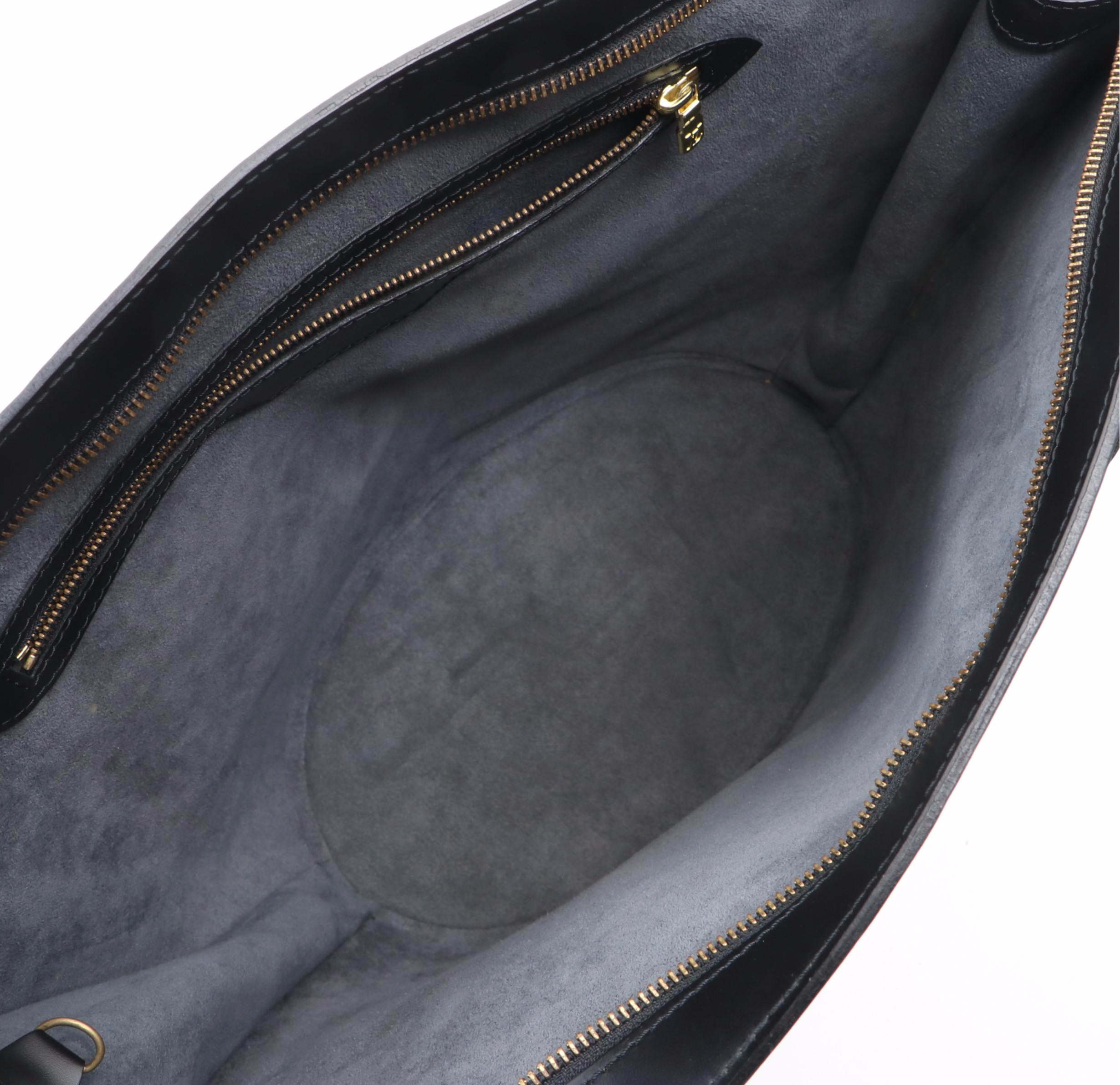 Louis Vuitton Saint Jacques GM Bag in Black Epi Leather