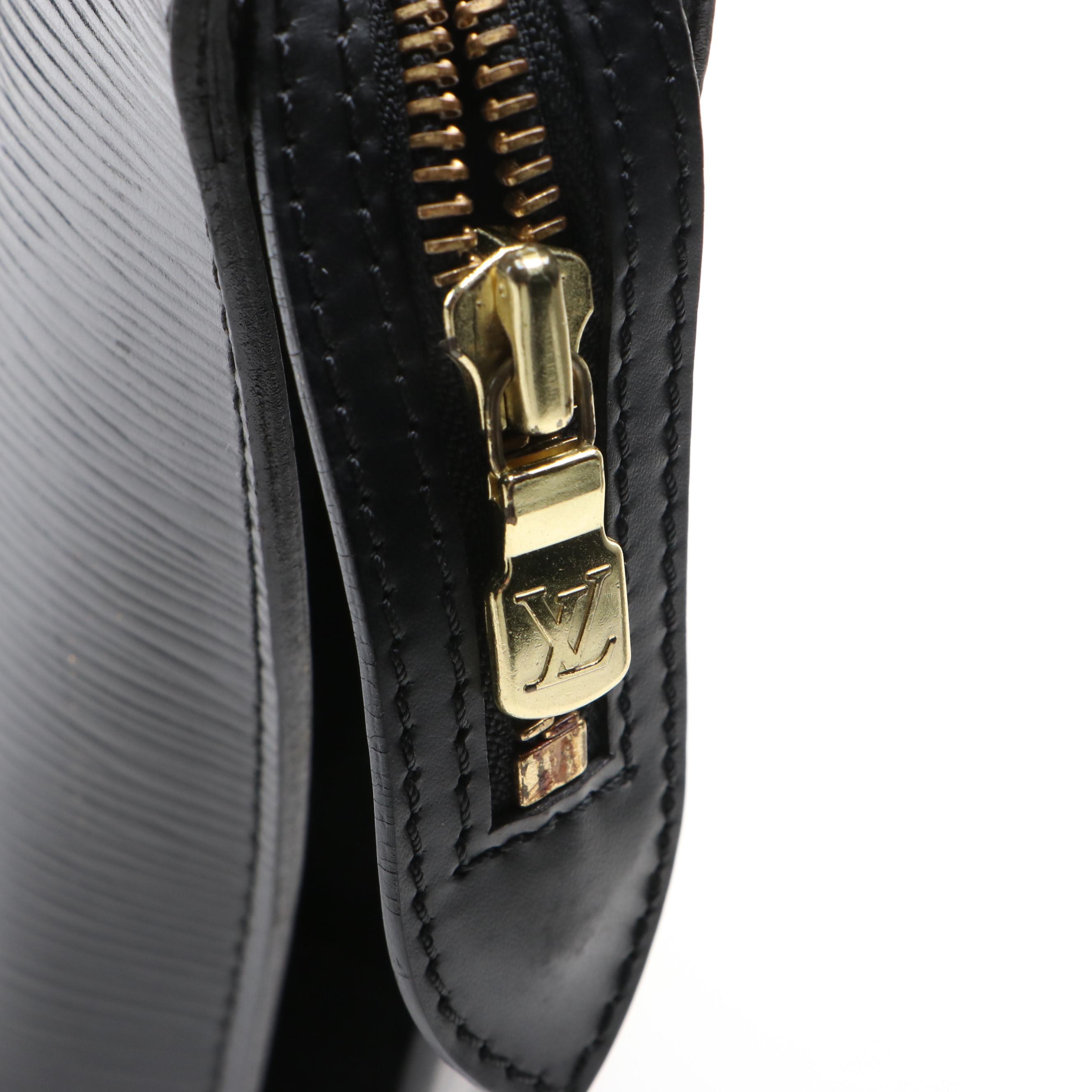 Louis Vuitton Saint Jacques GM Bag in Black Epi Leather