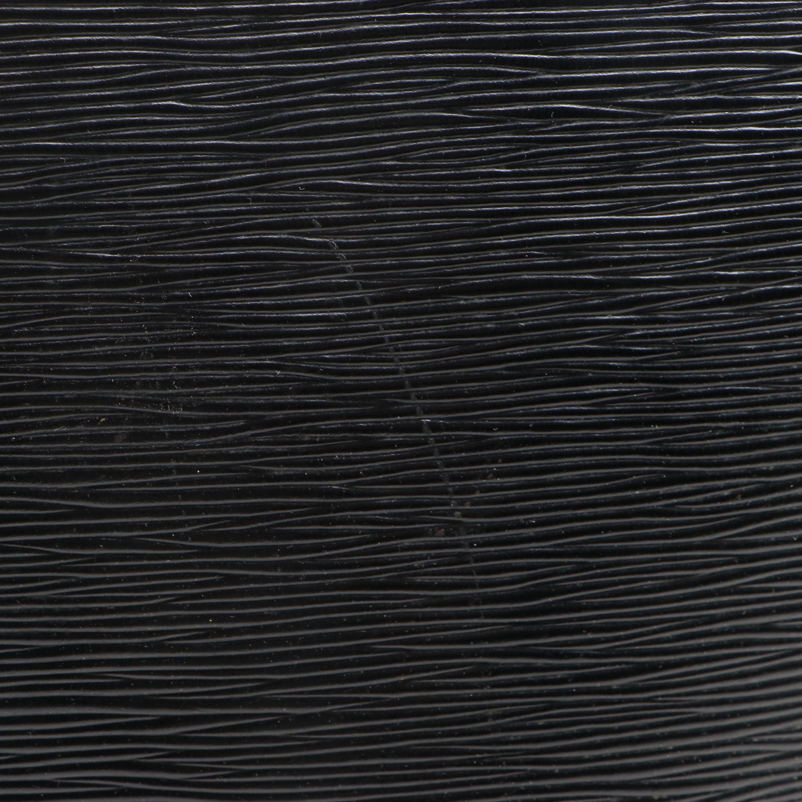 Louis Vuitton Saint Jacques GM Bag in Black Epi Leather