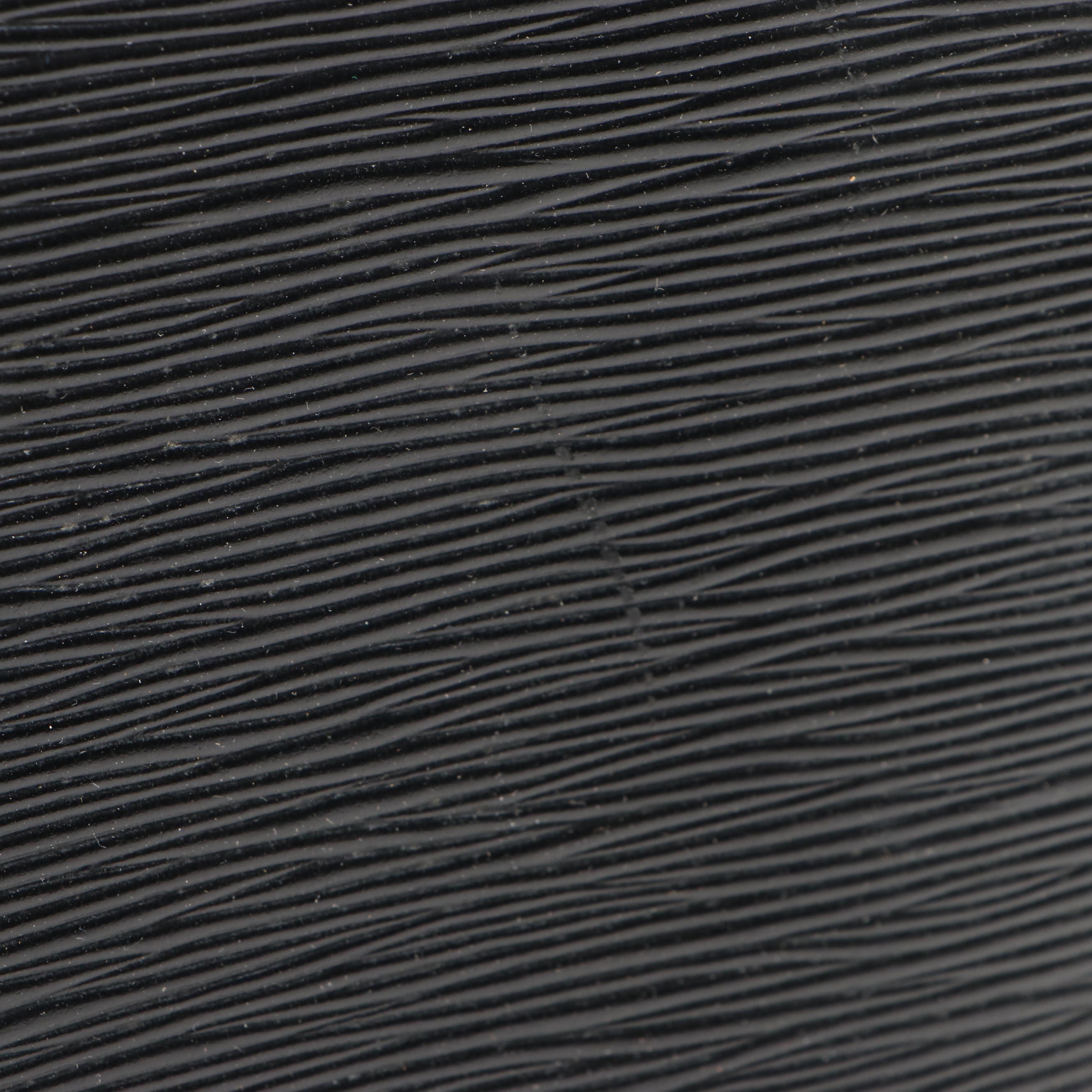 Louis Vuitton Saint Jacques GM Bag in Black Epi Leather