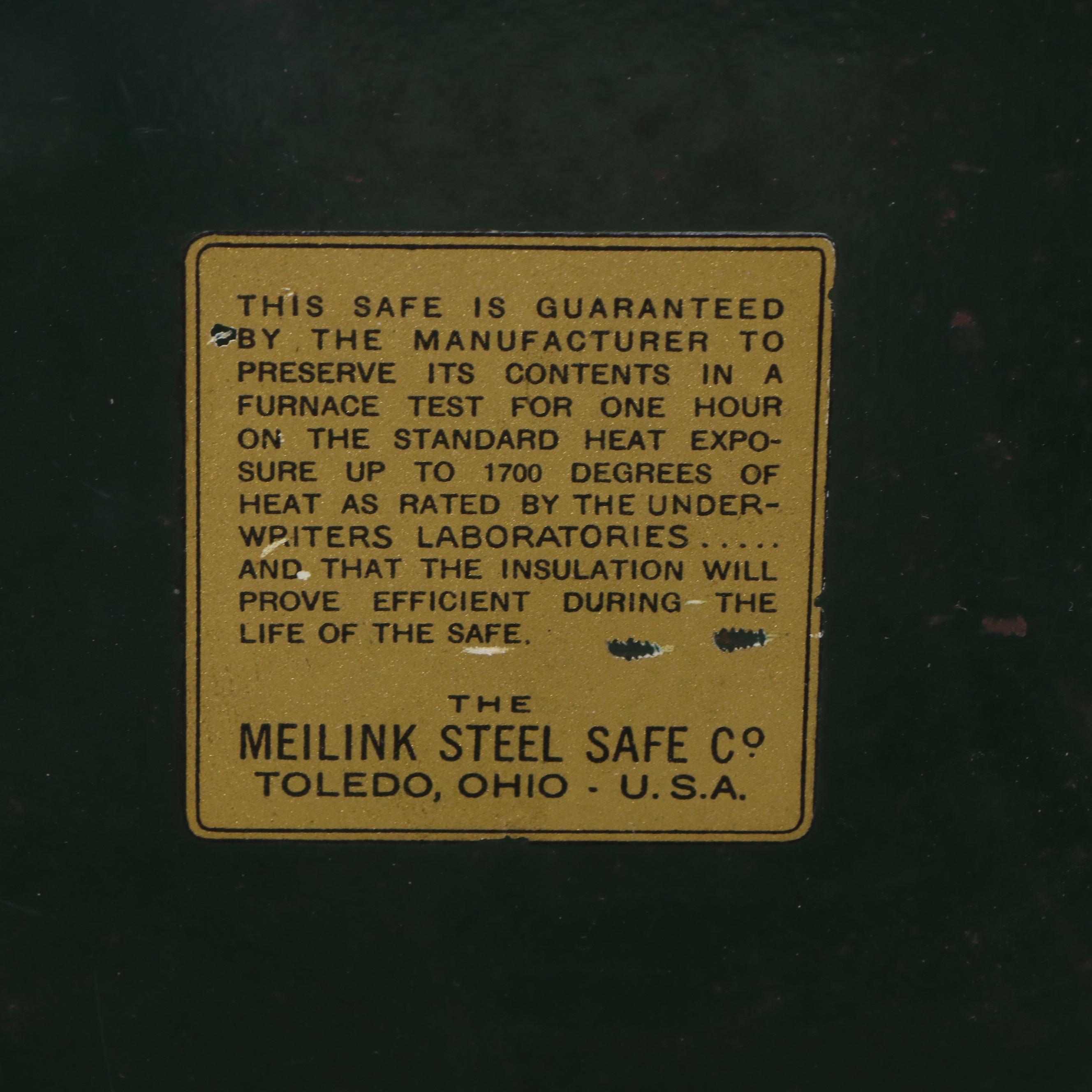 Meilink Steel Safe Co., Val-U-Vault Combination Safe