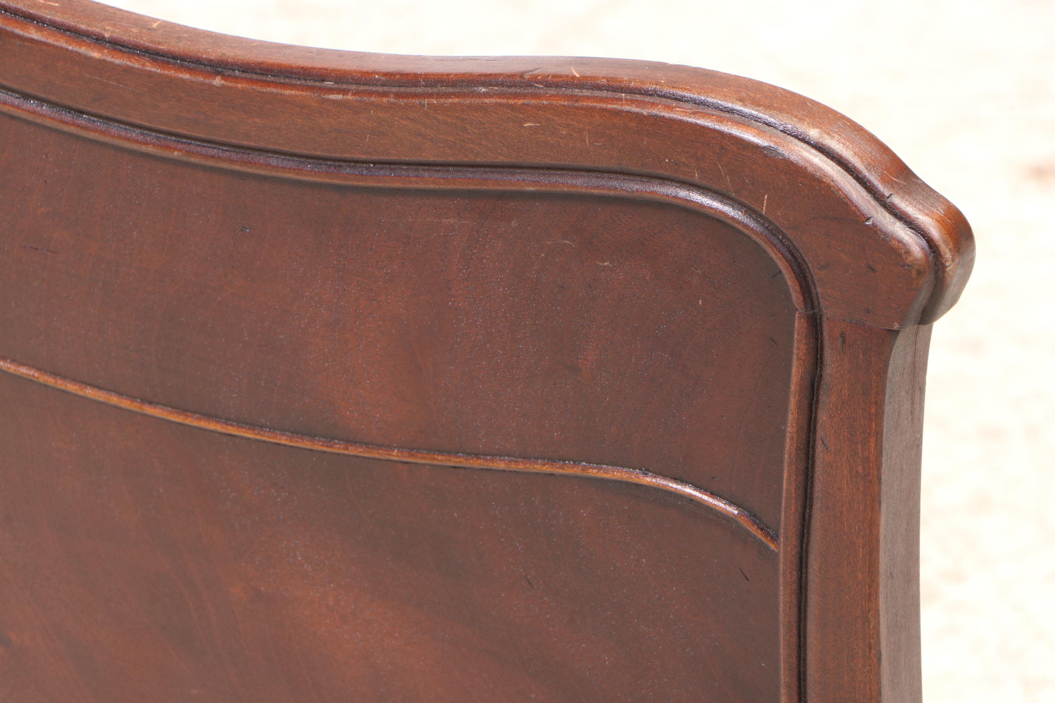 Thomasville Chair Company Chippendale Style Mahogany Full Size Bed Frame