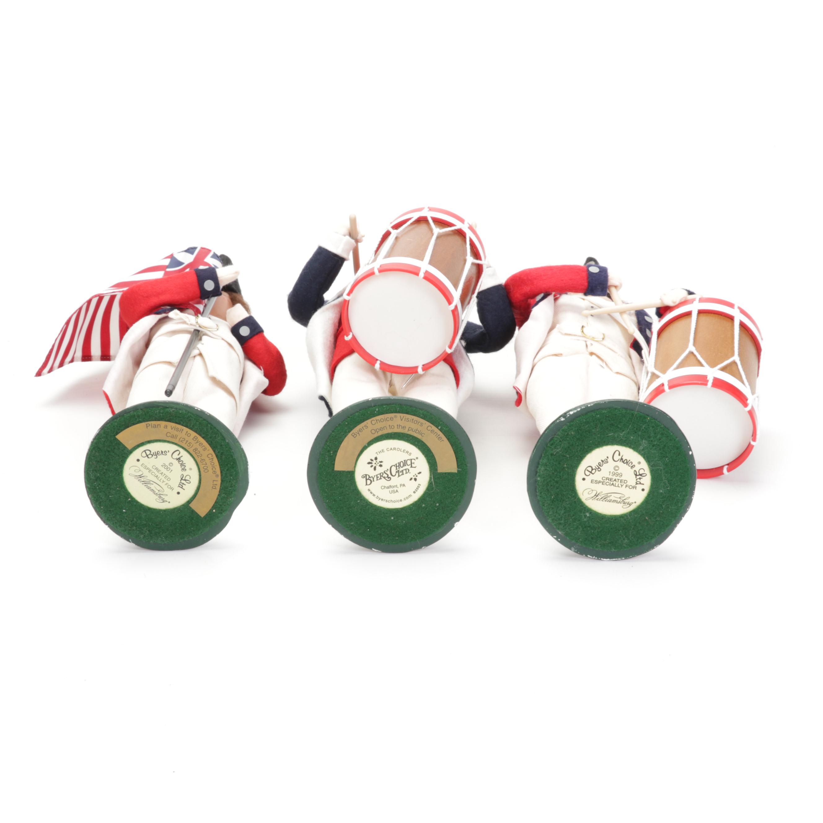 Byers' Choice Carolers Including "Williamsburg" Specialty Figurines