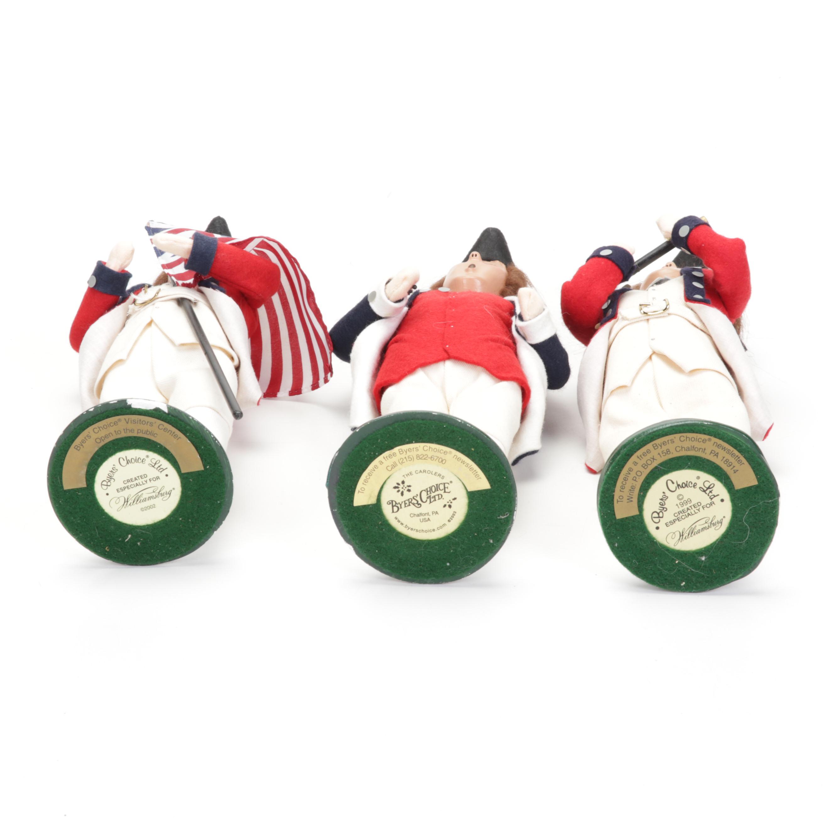 Byers' Choice Carolers Including "Williamsburg" Specialty Figurines
