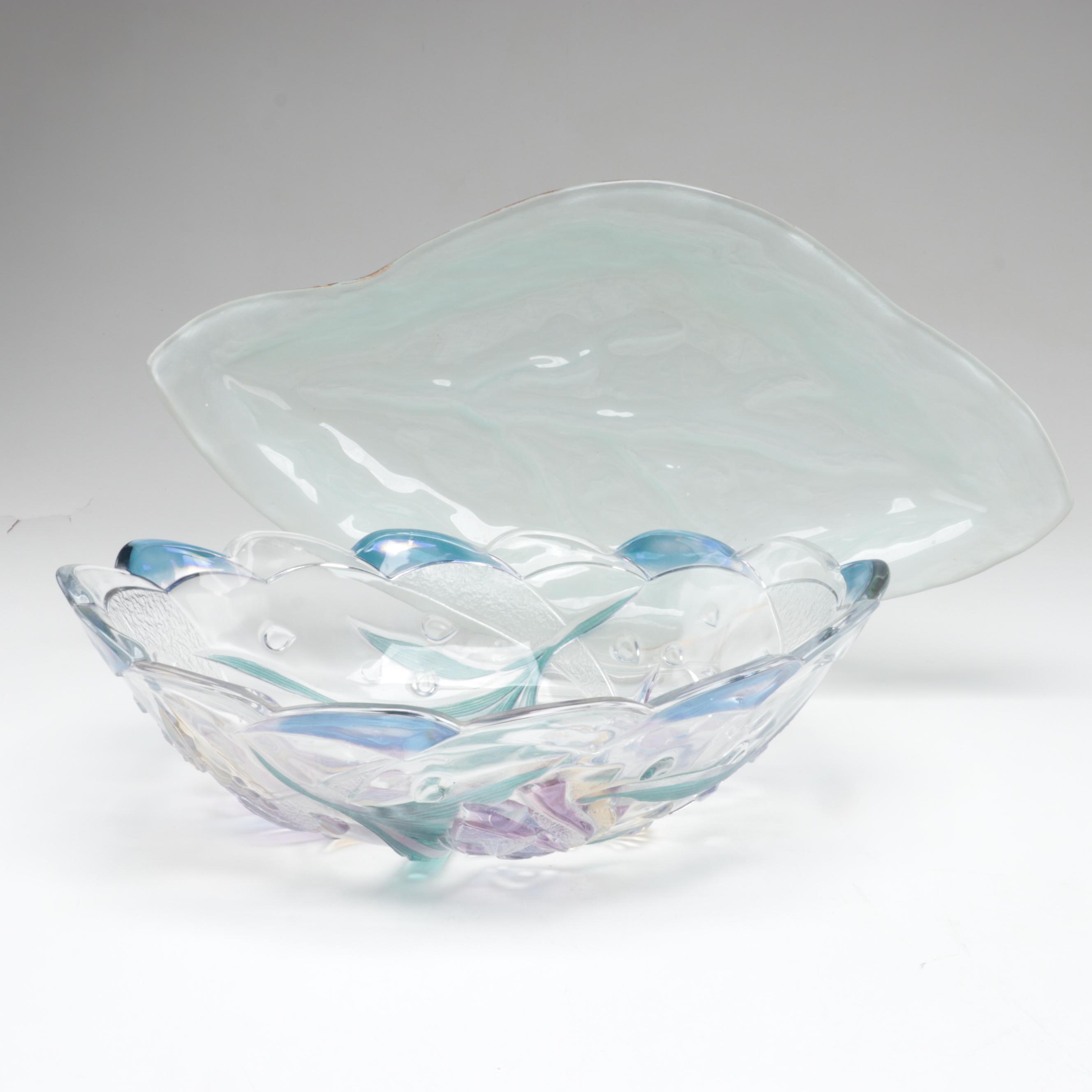 Molded Art Glass Bowls