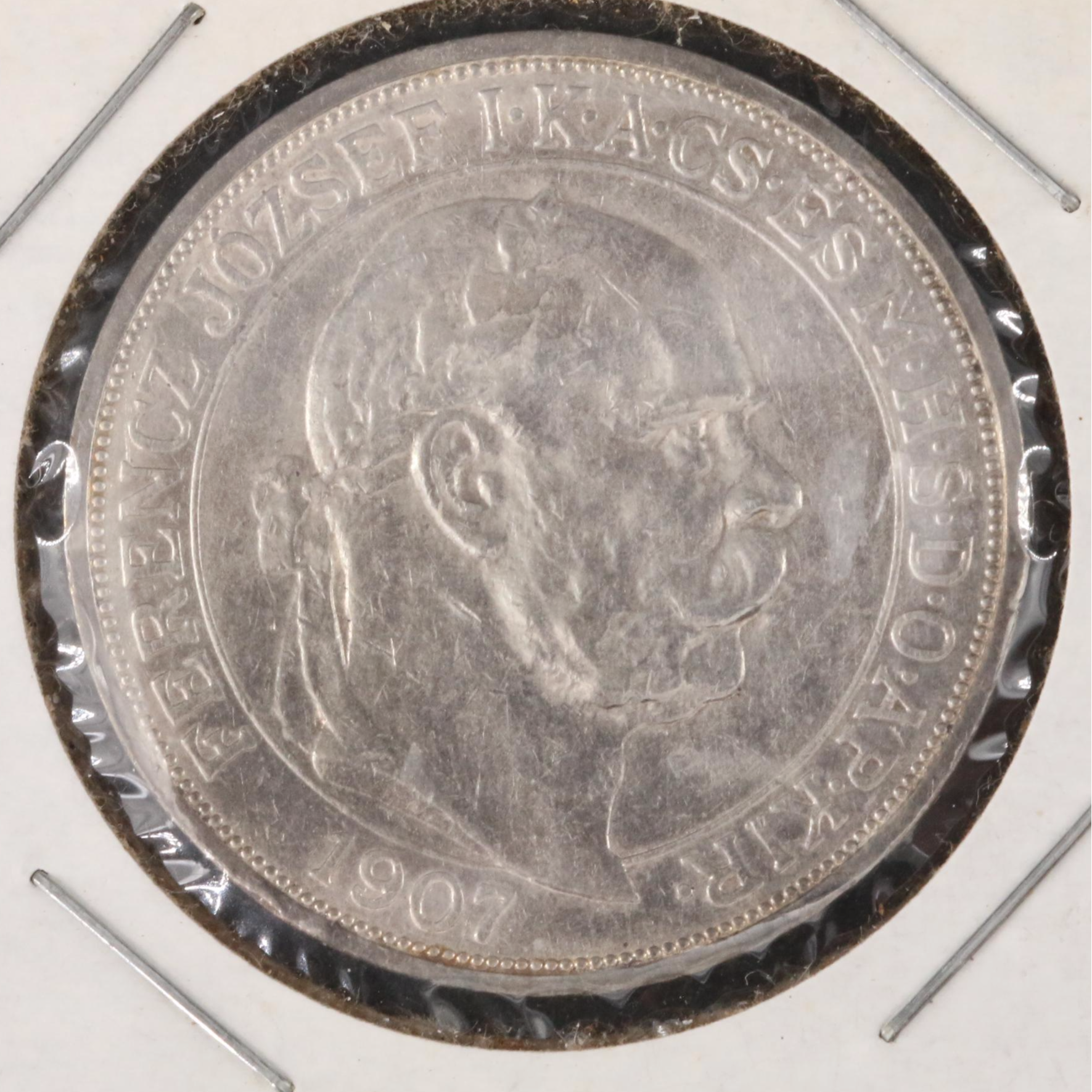 Group of Seven Large Silver World Coins