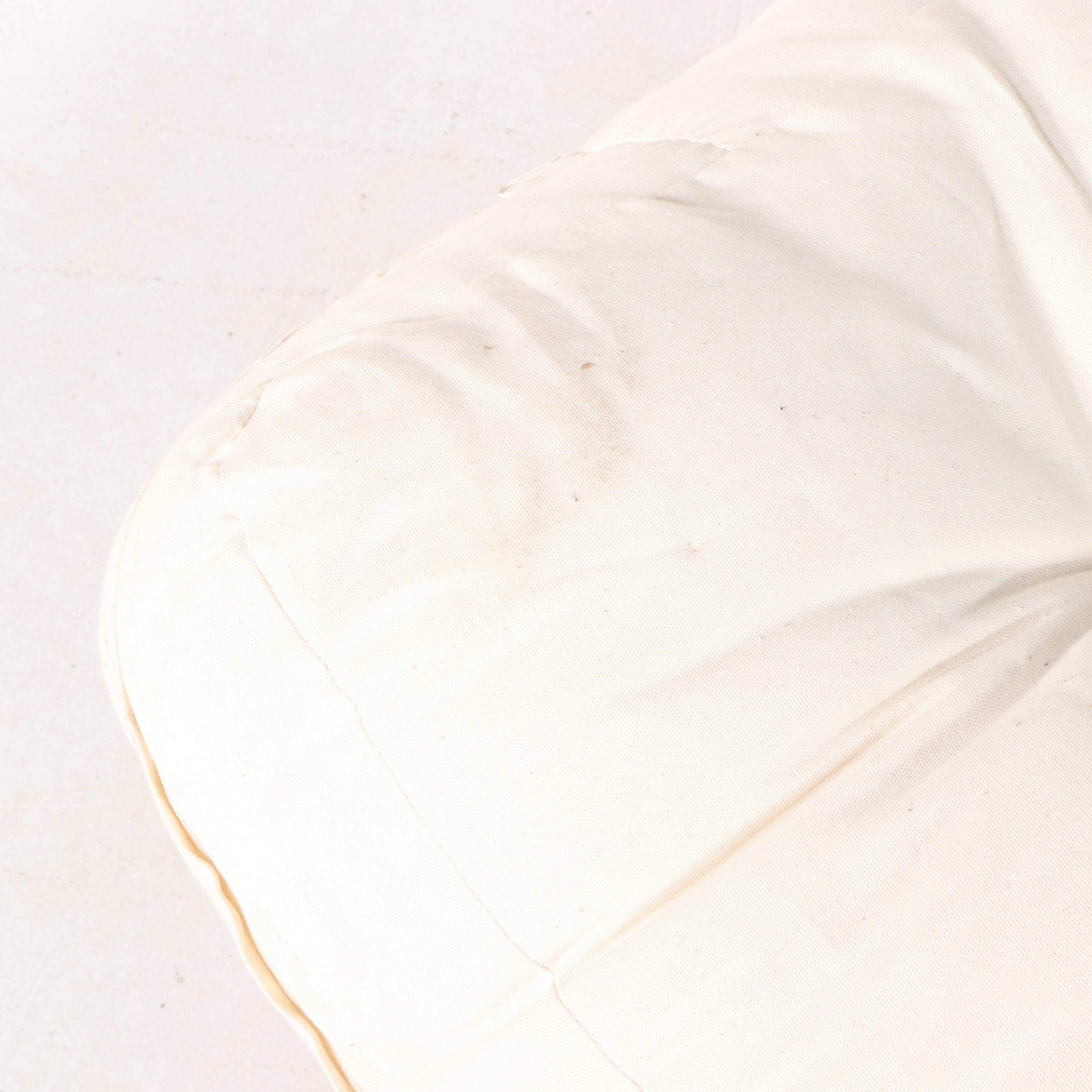 Contemporary Twin Size Wood Futon Lounger with Cushion