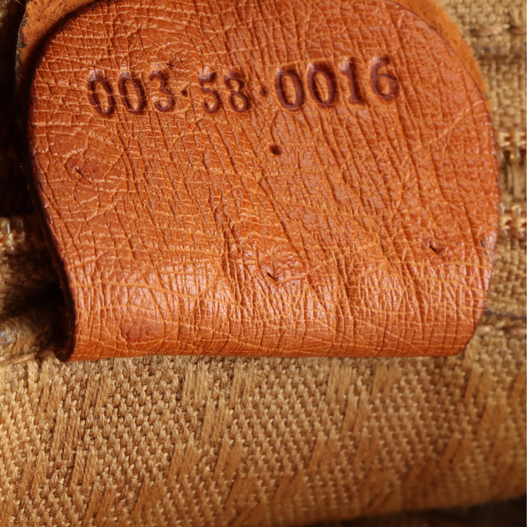 Gucci Bamboo Rucksack Backpack in Ostrich Leather