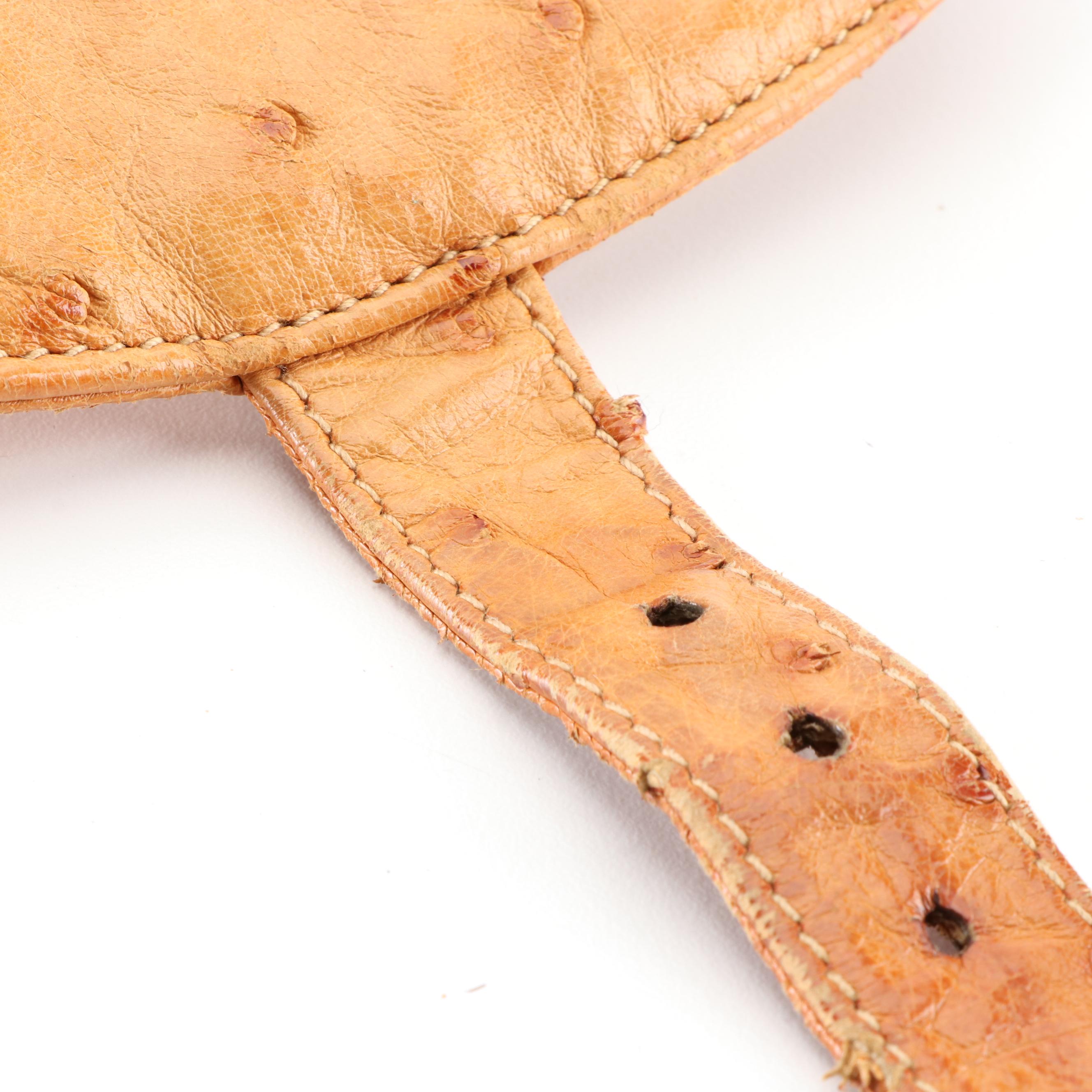 Gucci Bamboo Rucksack Backpack in Ostrich Leather