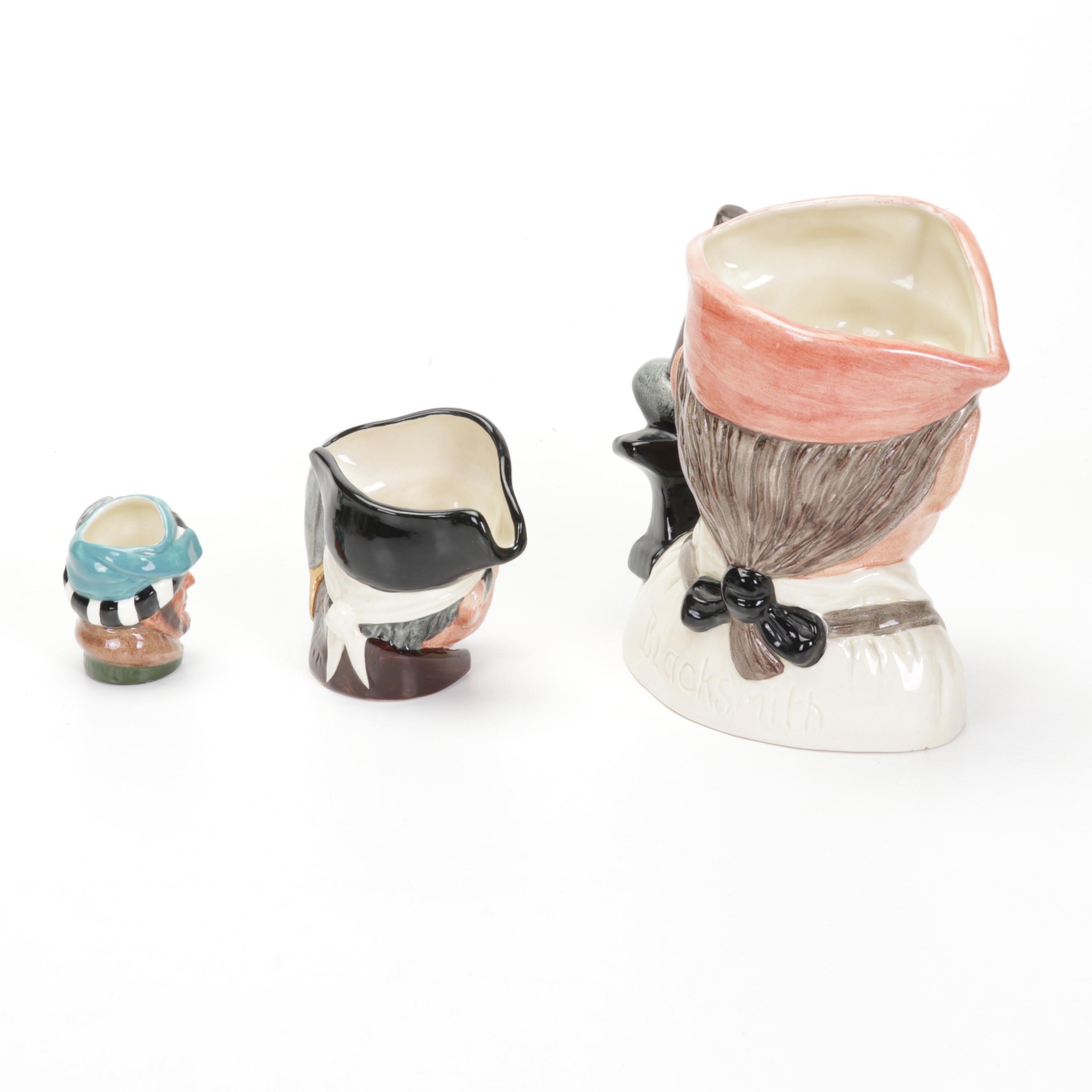 Royal Doulton Toby Jugs & Figurines, Theodore Haviland Bird Trinket Dish, & More