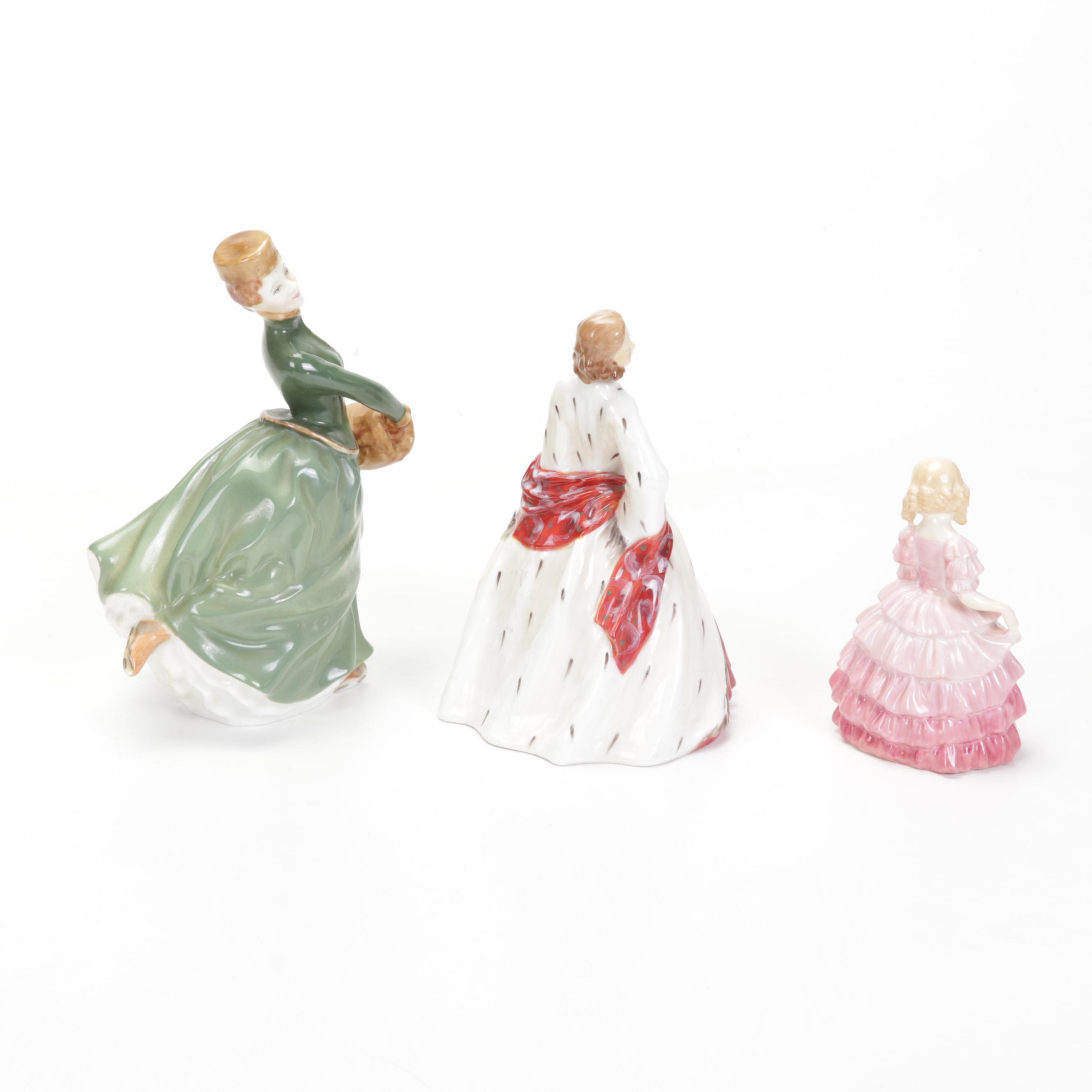 Royal Doulton Toby Jugs & Figurines, Theodore Haviland Bird Trinket Dish, & More