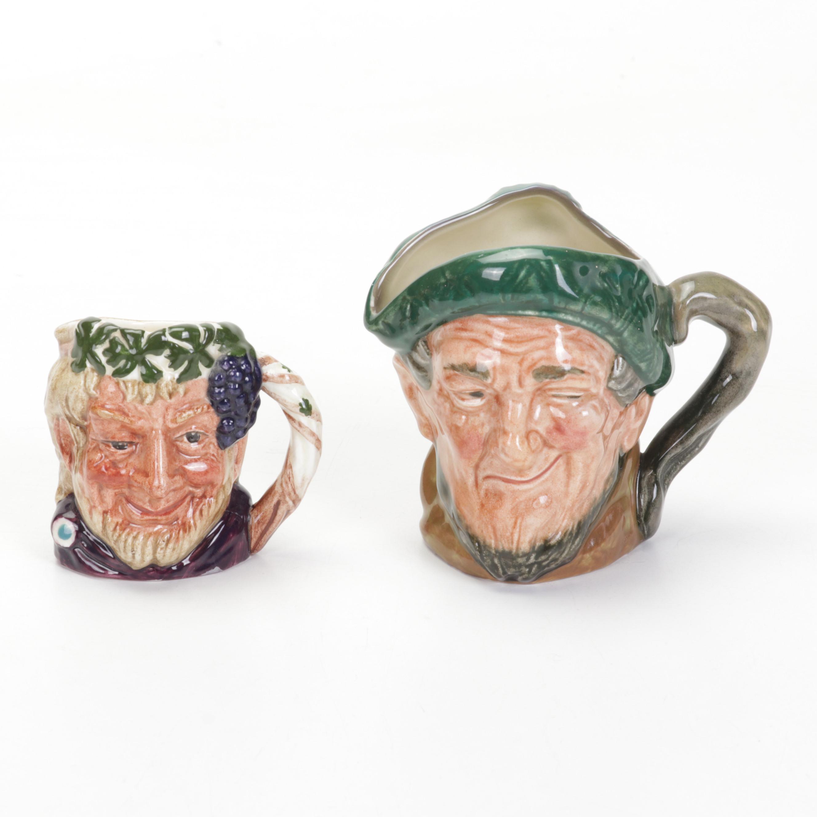 Royal Doulton Toby Jugs & Figurines, Theodore Haviland Bird Trinket Dish, & More