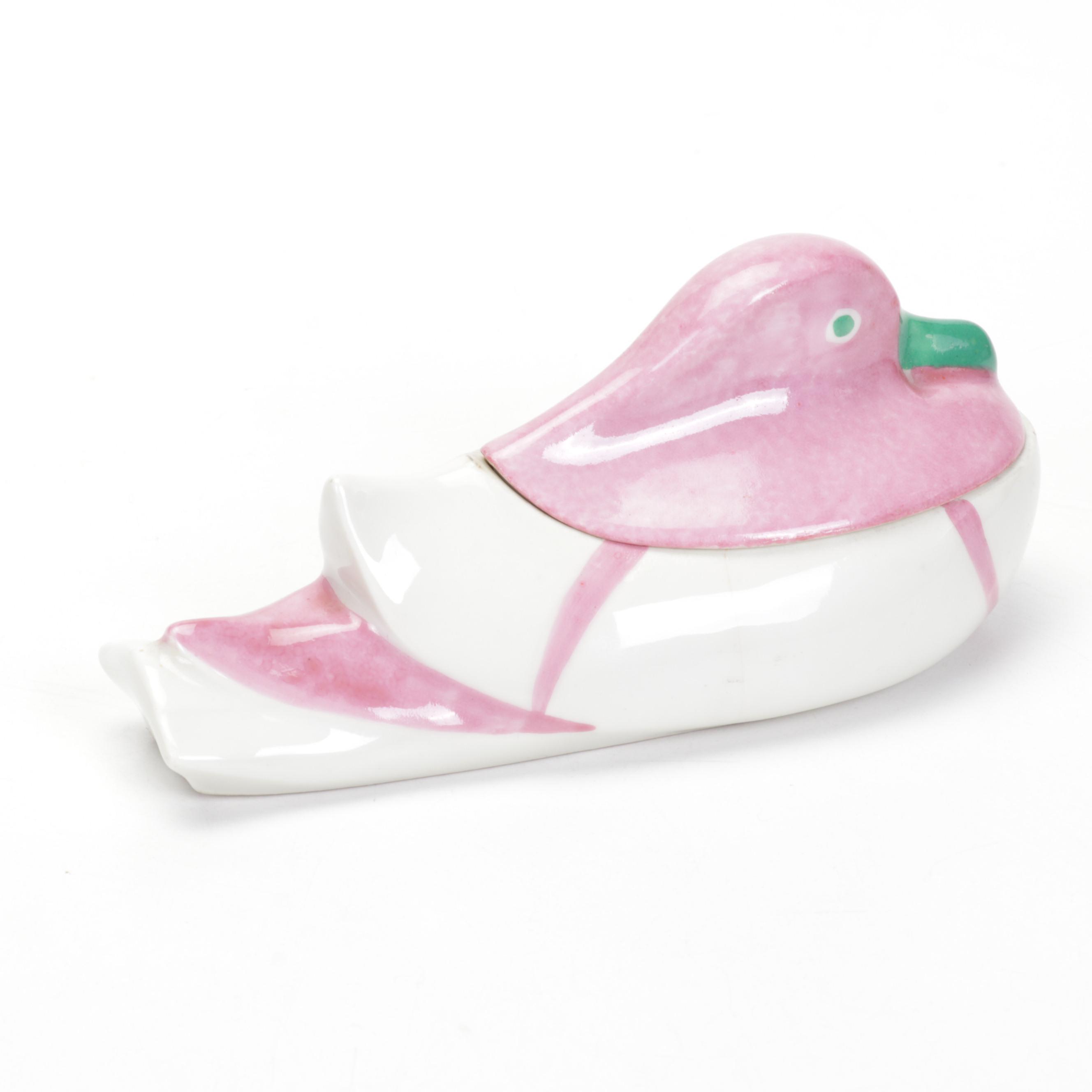 Royal Doulton Toby Jugs & Figurines, Theodore Haviland Bird Trinket Dish, & More