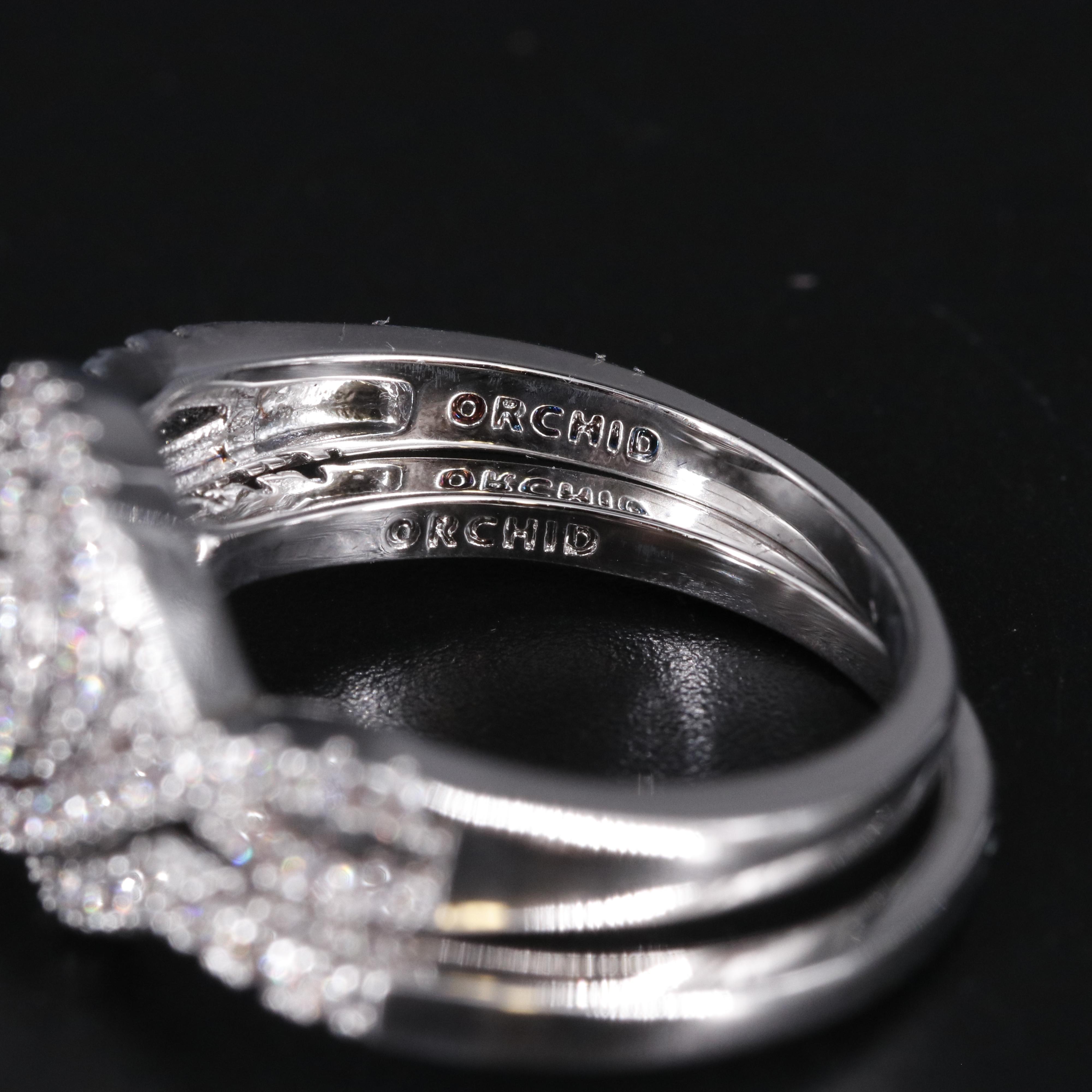 Cubic Zirconia Ring and Enhancer Band