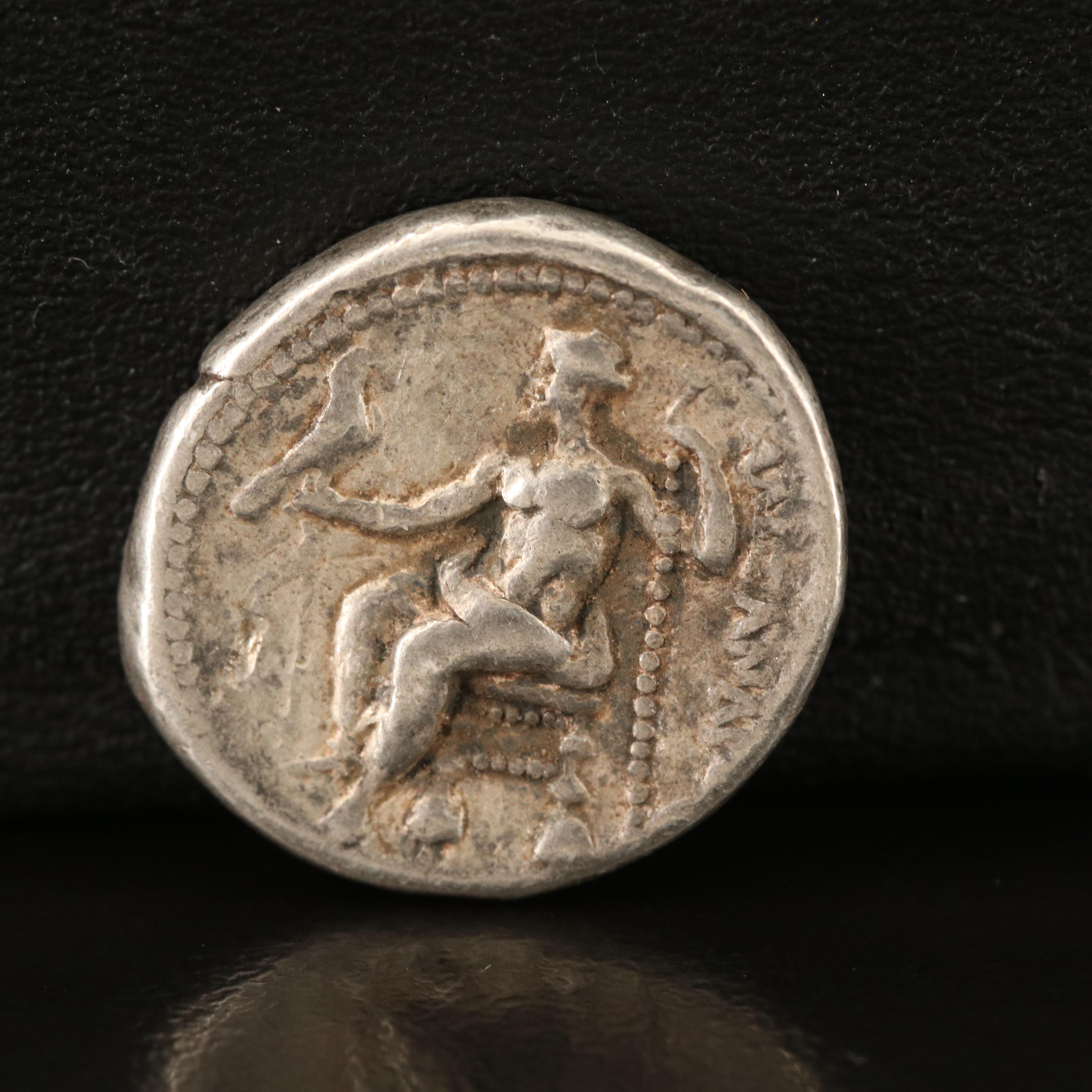 Ancient Macedonia AR Drachm, ca. 300 BC